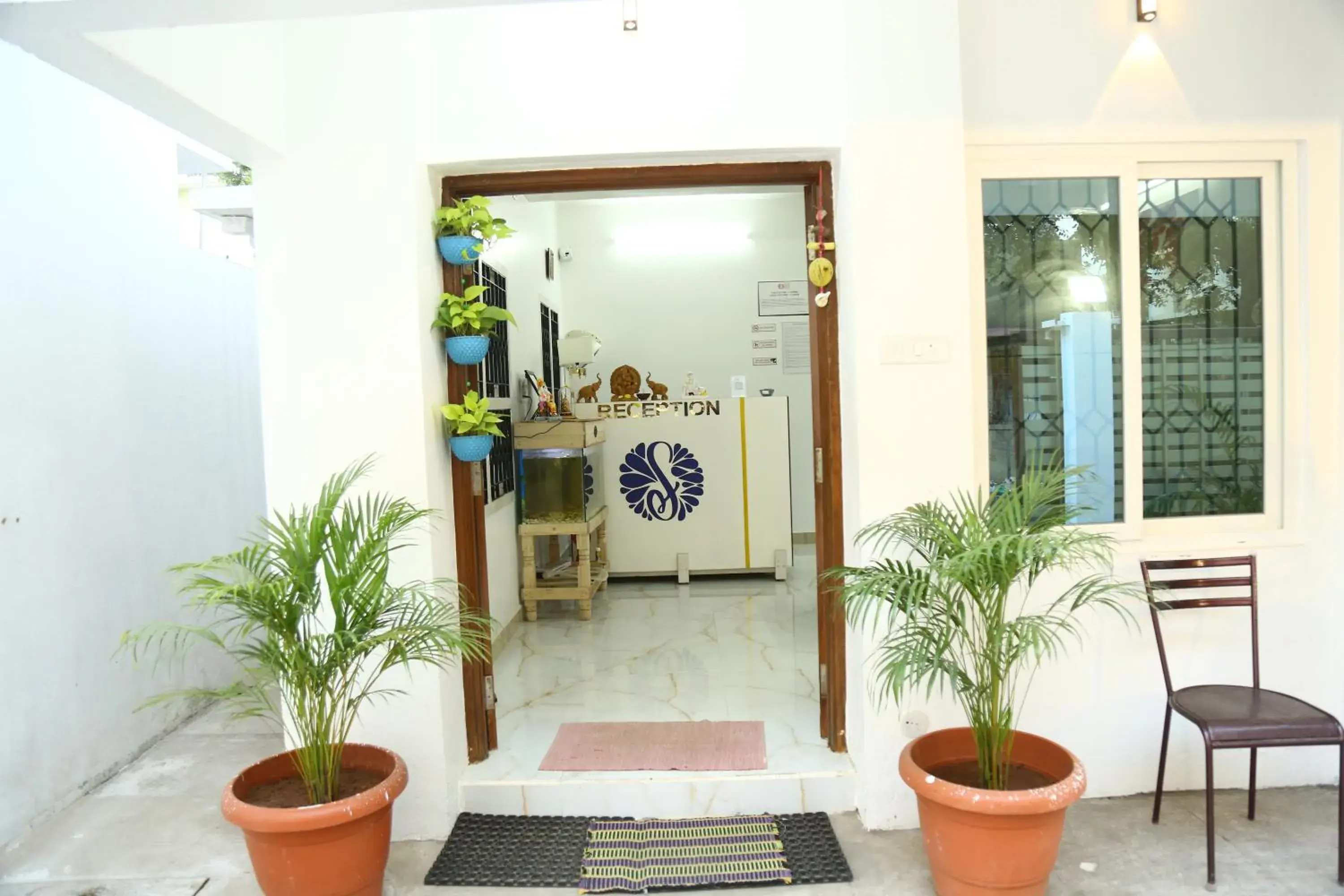 Facade/entrance in SS Stay Kilpauk Chennai Facade/entrance in SS Stay Kilpauk Chennai