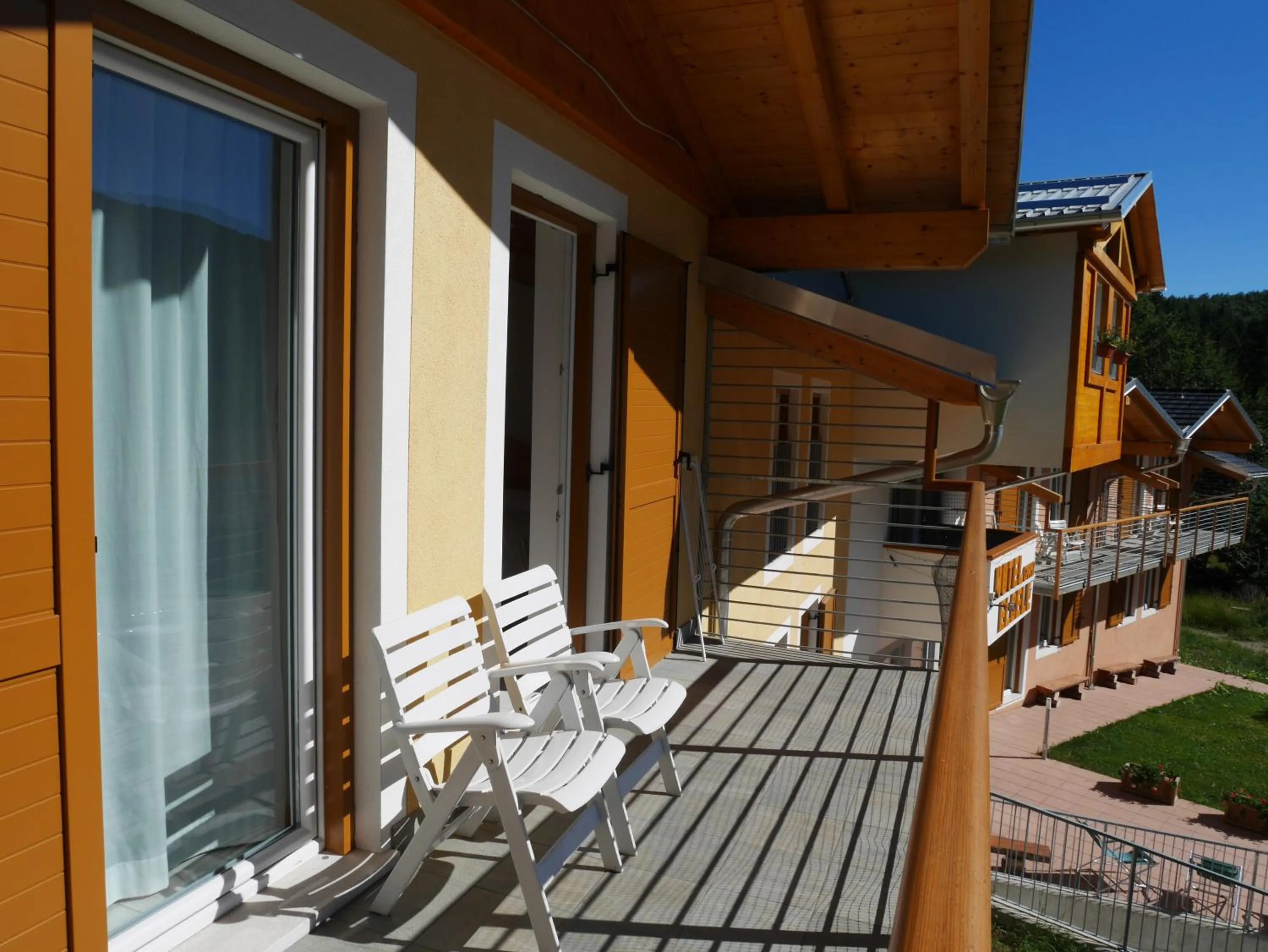 Balcony/Terrace in Hotel Elbele Garnì
