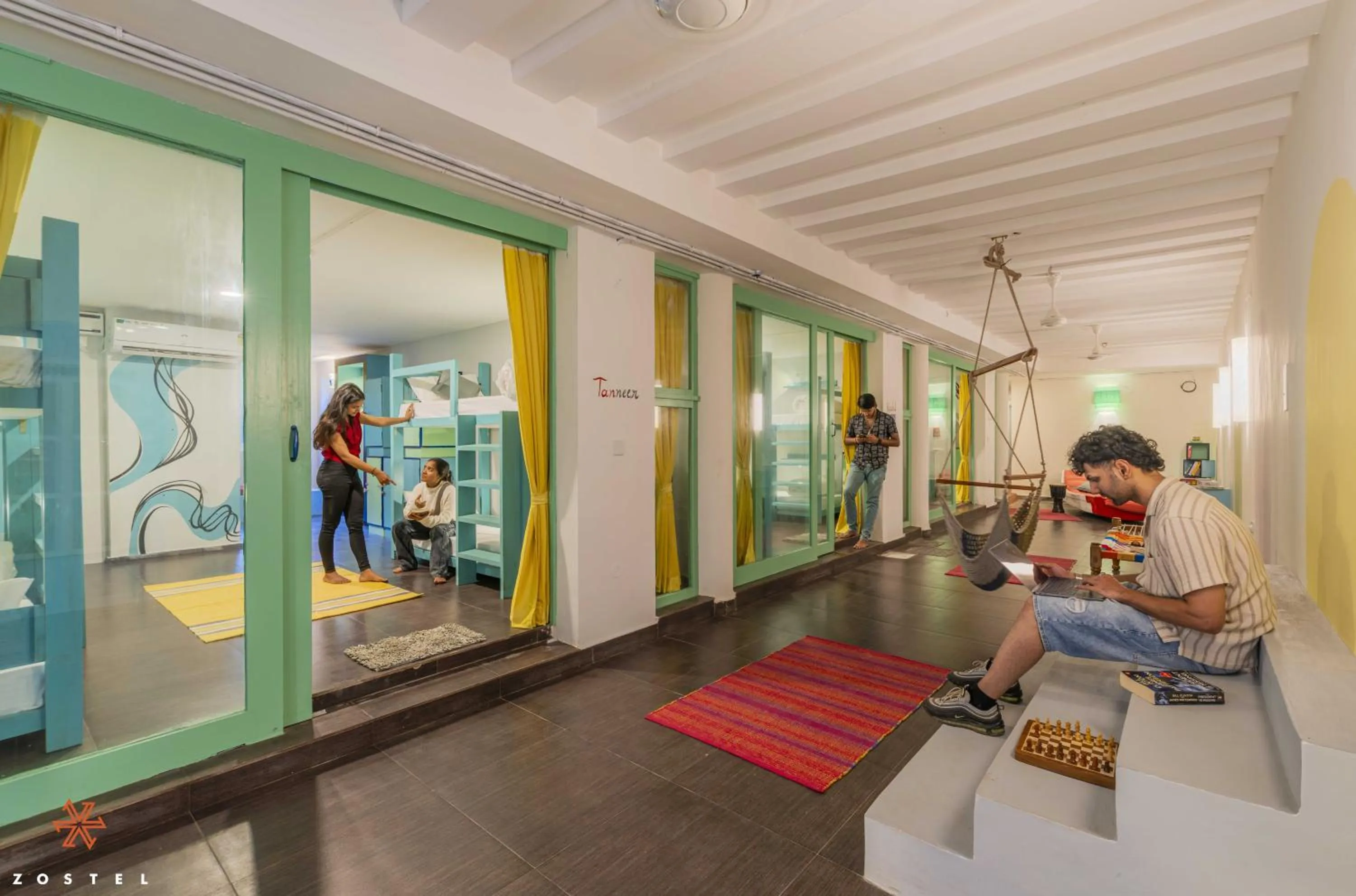 People in Zostel Pondicherry, Auroville Road