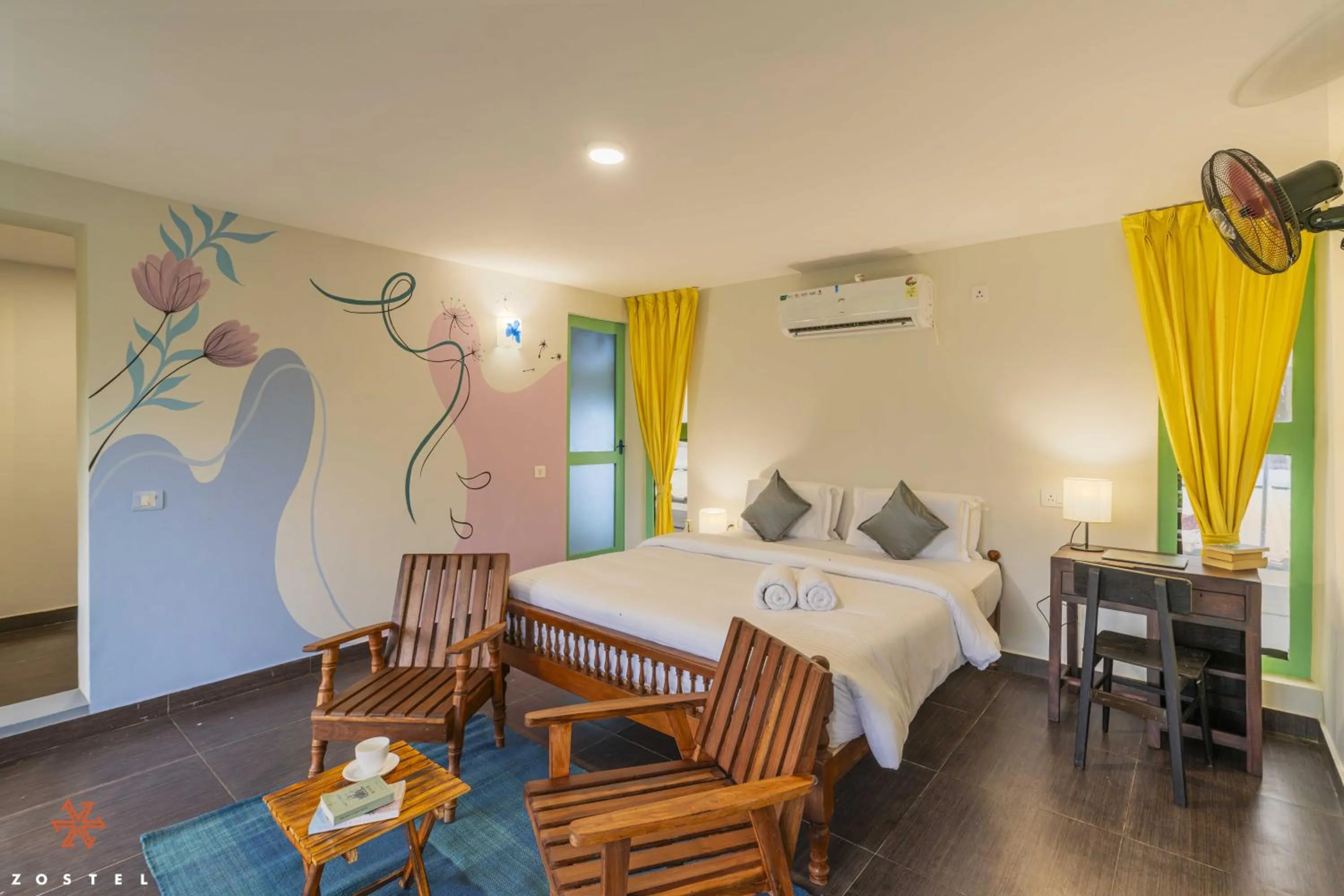 Bed in Zostel Pondicherry, Auroville Road