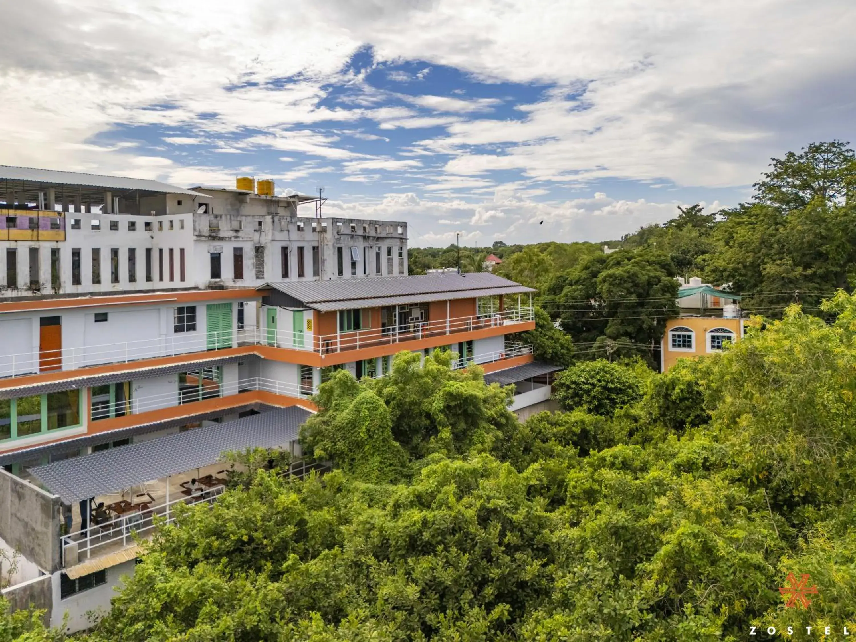 Property building in Zostel Pondicherry, Auroville Road Property building in Zostel Pondicherry, Auroville Road