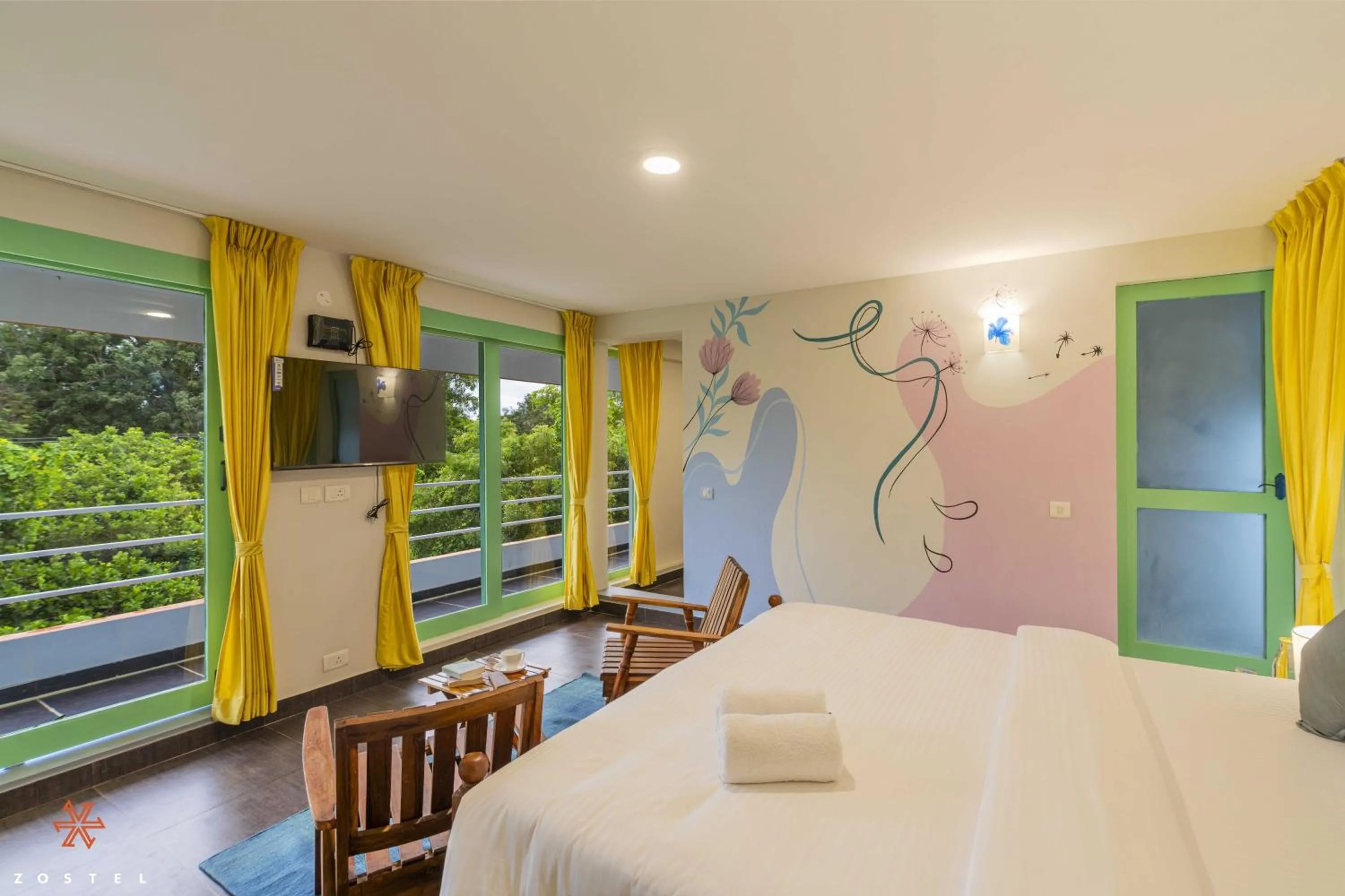 Bed in Zostel Pondicherry, Auroville Road