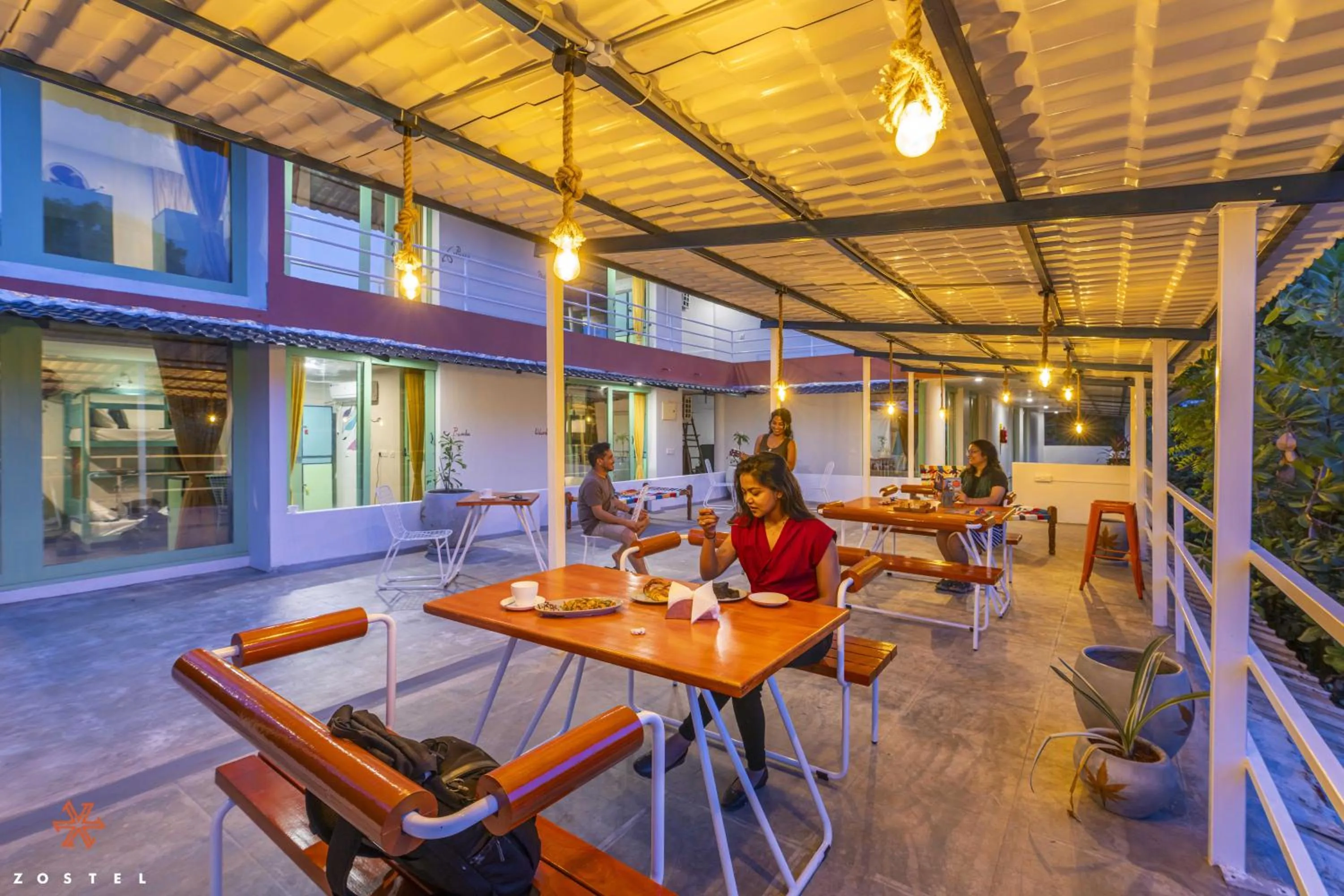 Restaurant/places to eat in Zostel Pondicherry, Auroville Road