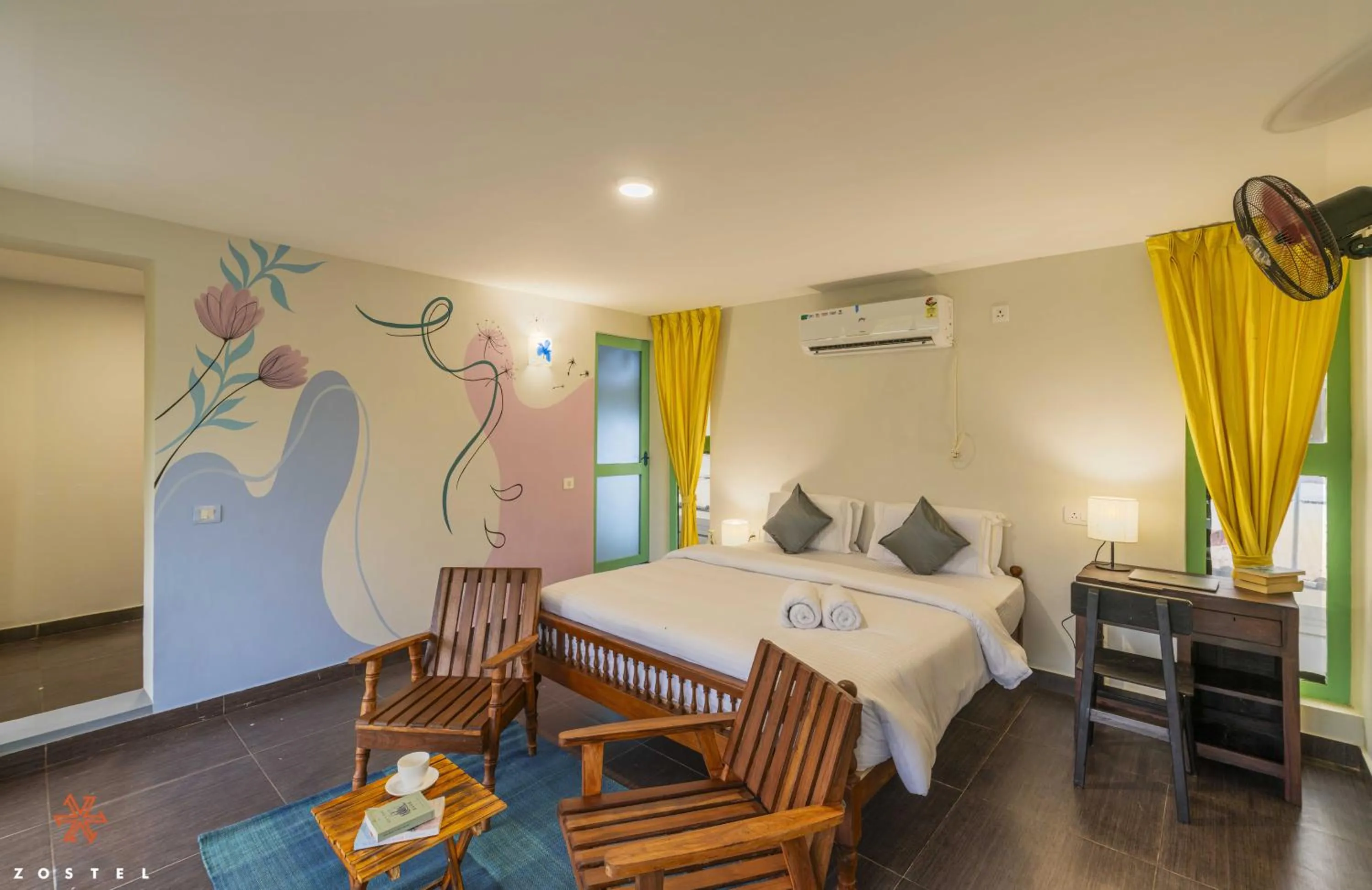 Bed in Zostel Pondicherry, Auroville Road