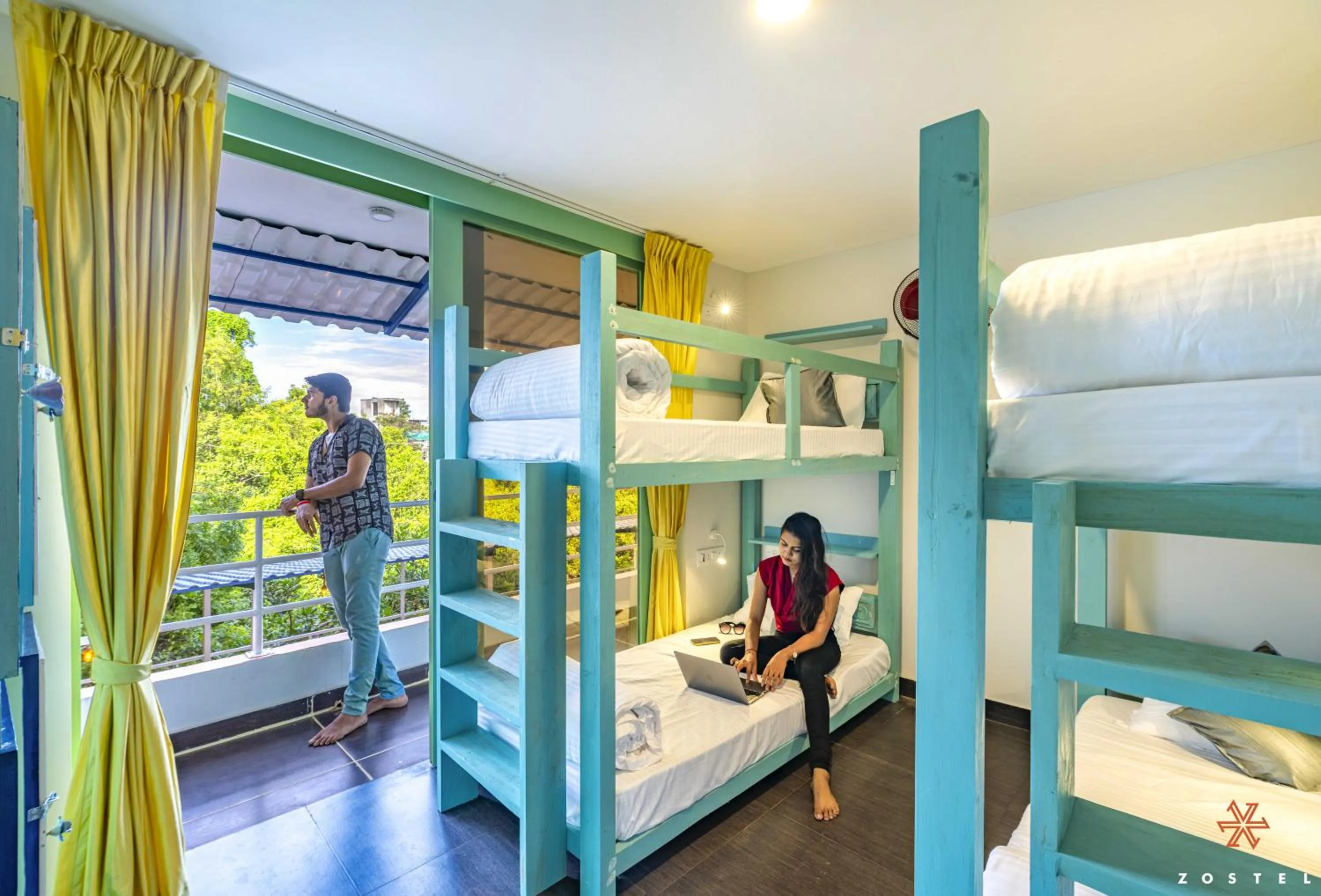 Photo of the whole room, Bed in Zostel Pondicherry, Auroville Road