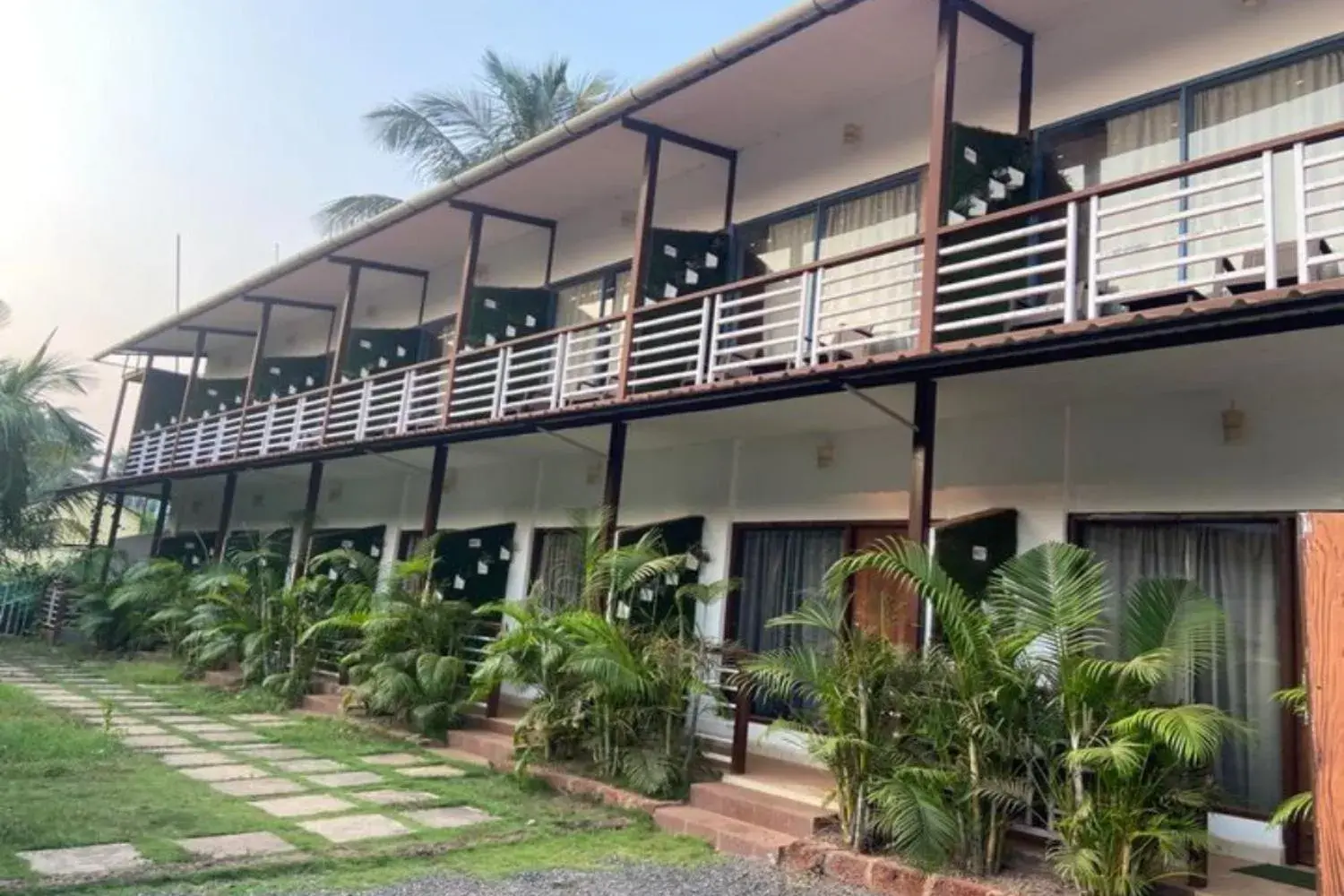 Property building in YogiTree Beach Resort & Cafe - 100m from Morjim Beach Property building in YogiTree Beach Resort & Cafe - 100m from Morjim Beach