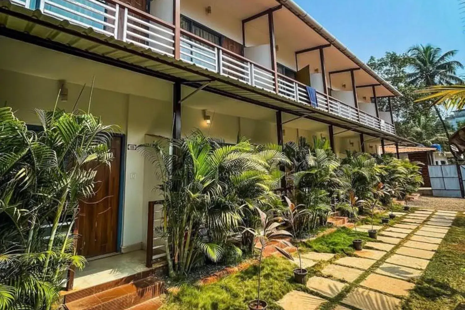 Property building in YogiTree Beach Resort & Cafe - 100m from Morjim Beach Property building in YogiTree Beach Resort & Cafe - 100m from Morjim Beach