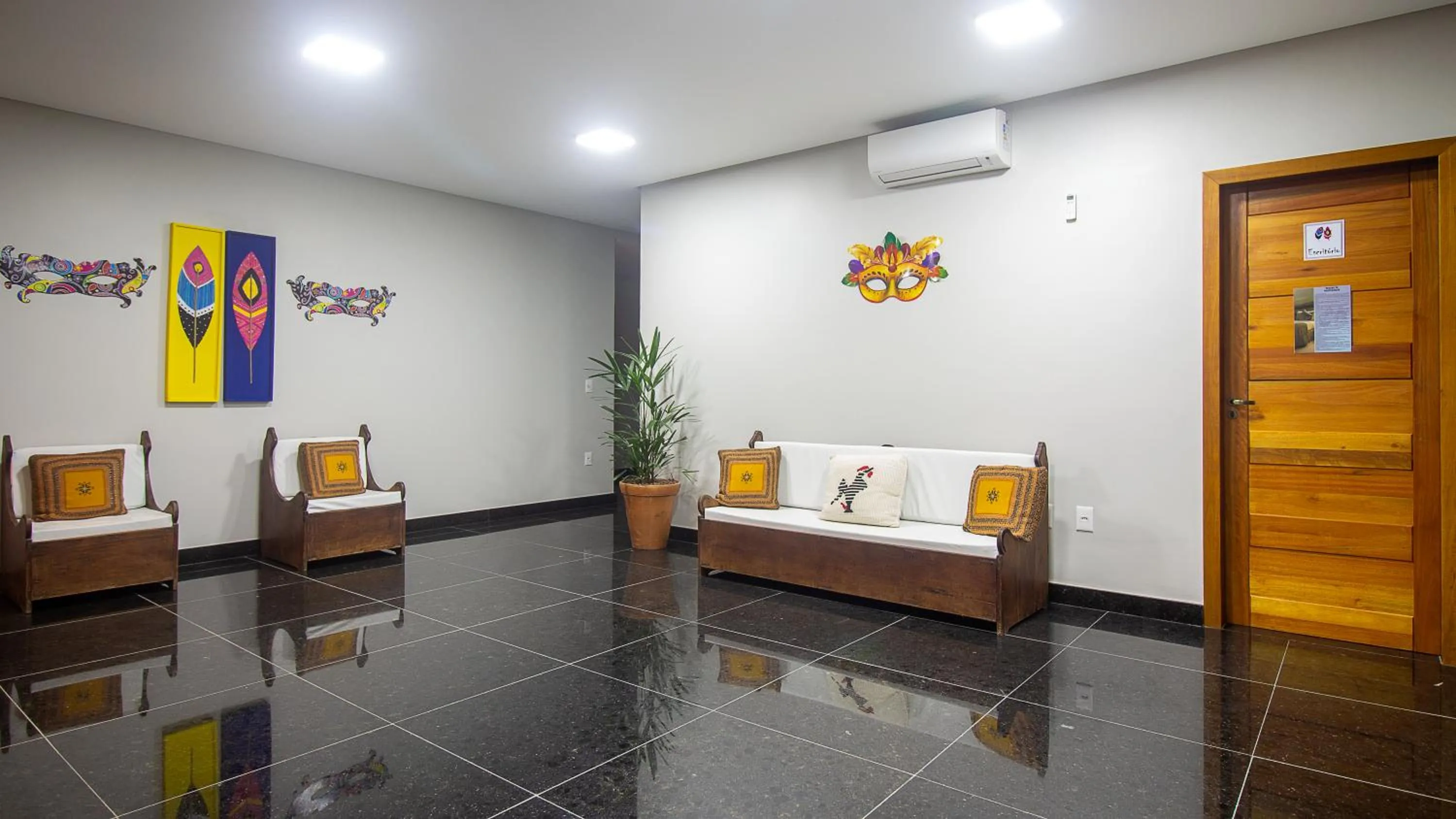 Lobby or reception, Bed in Hotel Pousada Tribalista