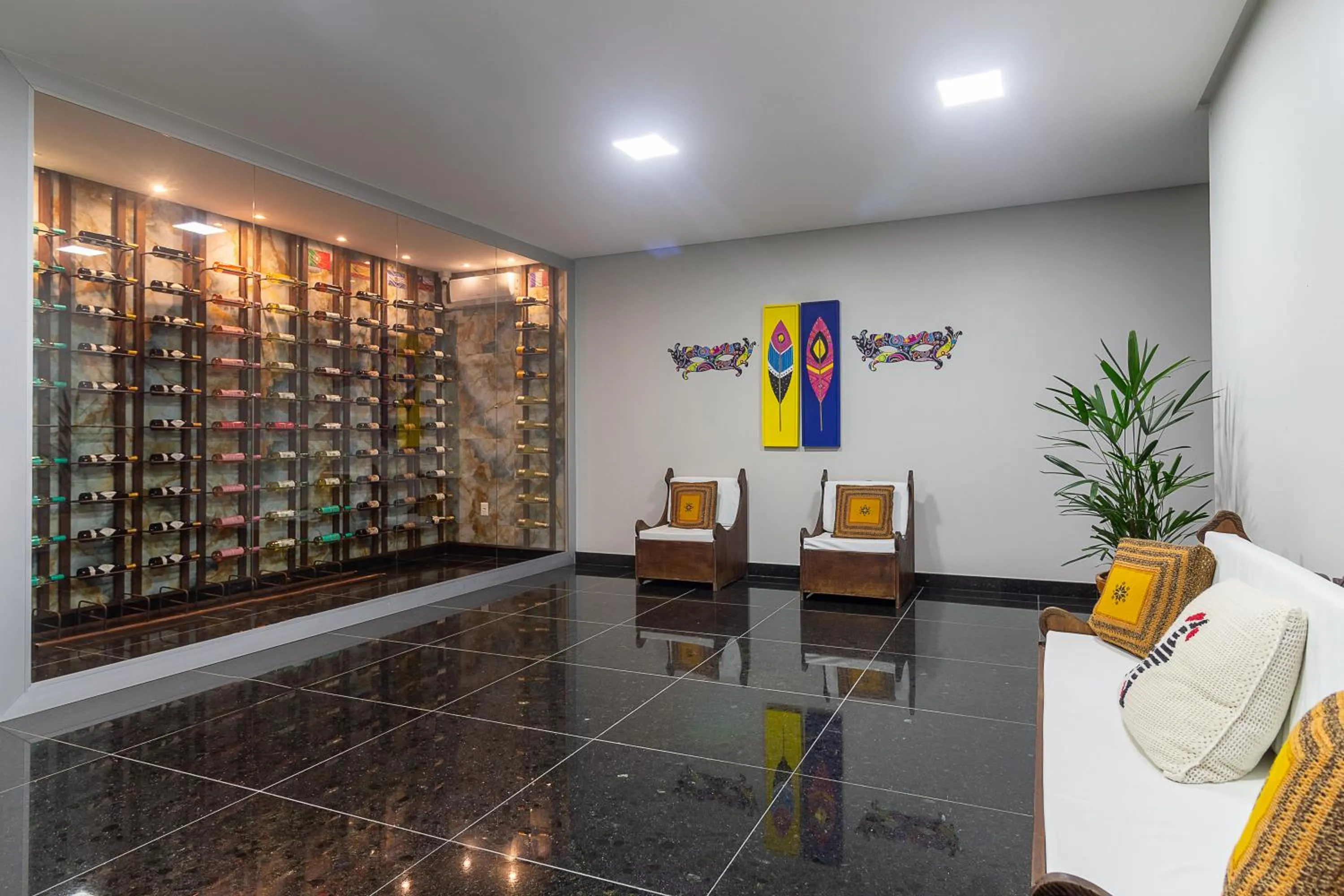 Lobby or reception in Hotel Pousada Tribalista
