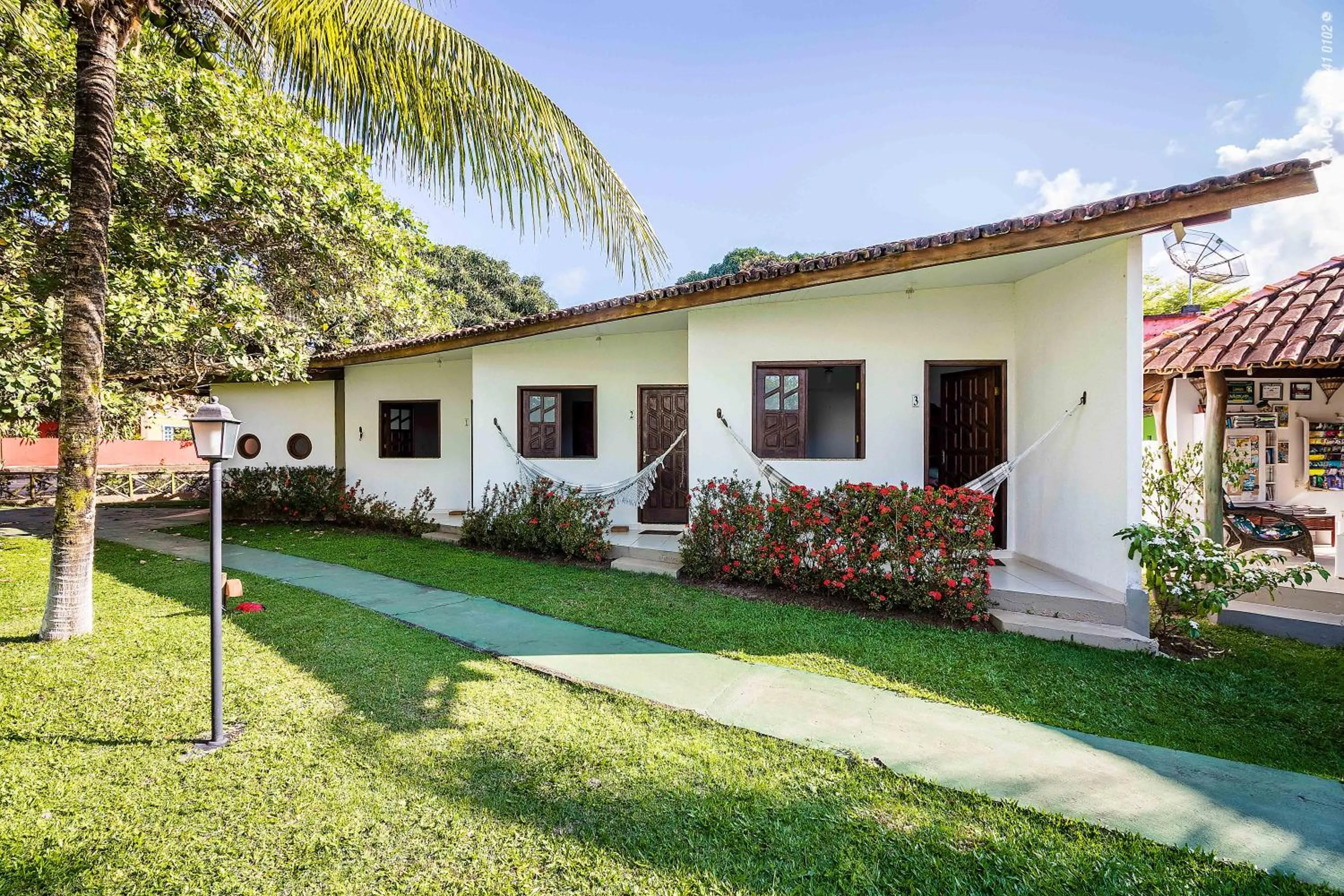 Balcony/Terrace in Pousada Galeão Santa Anna