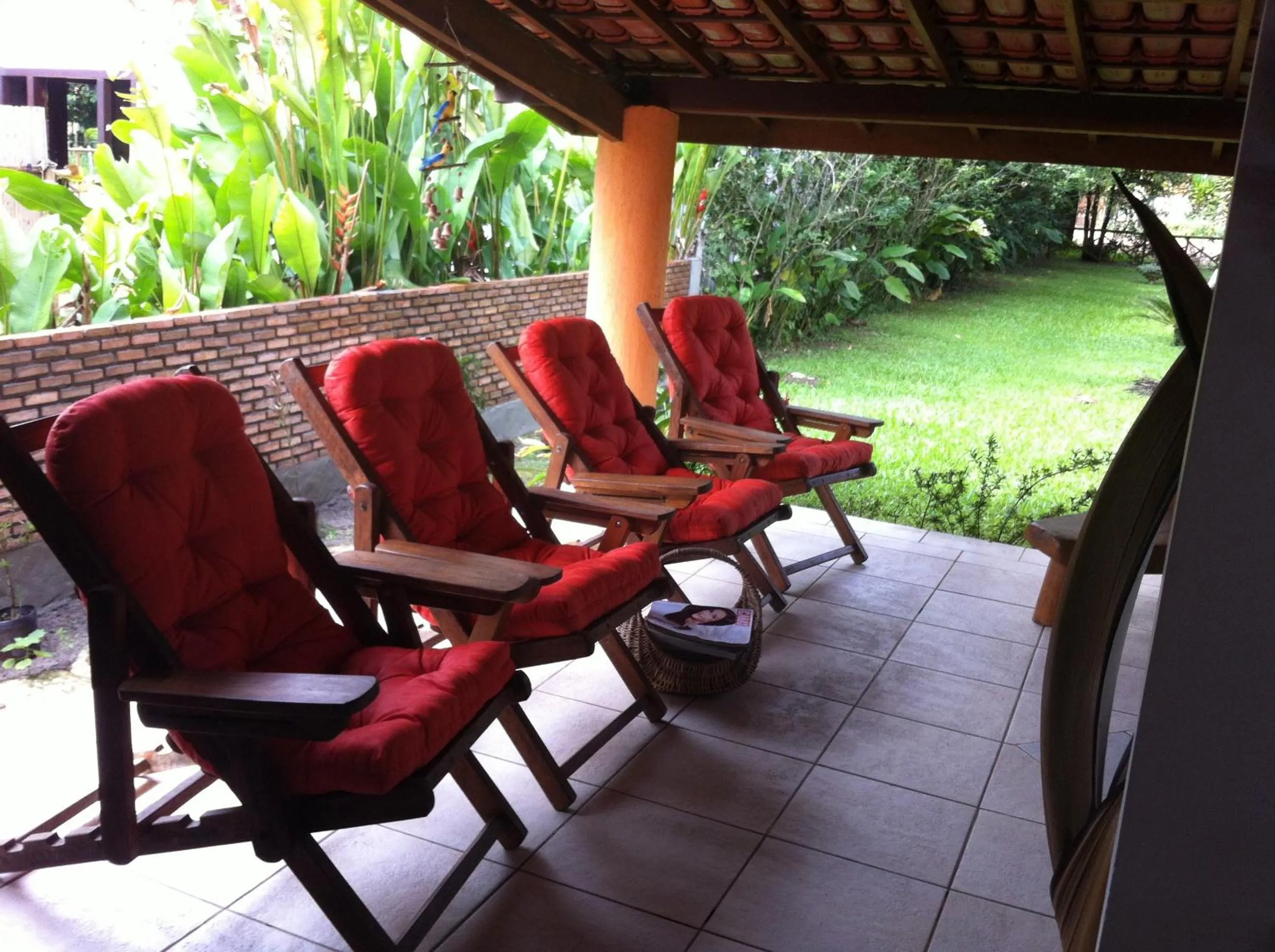 Patio in Pousada Galeão Santa Anna