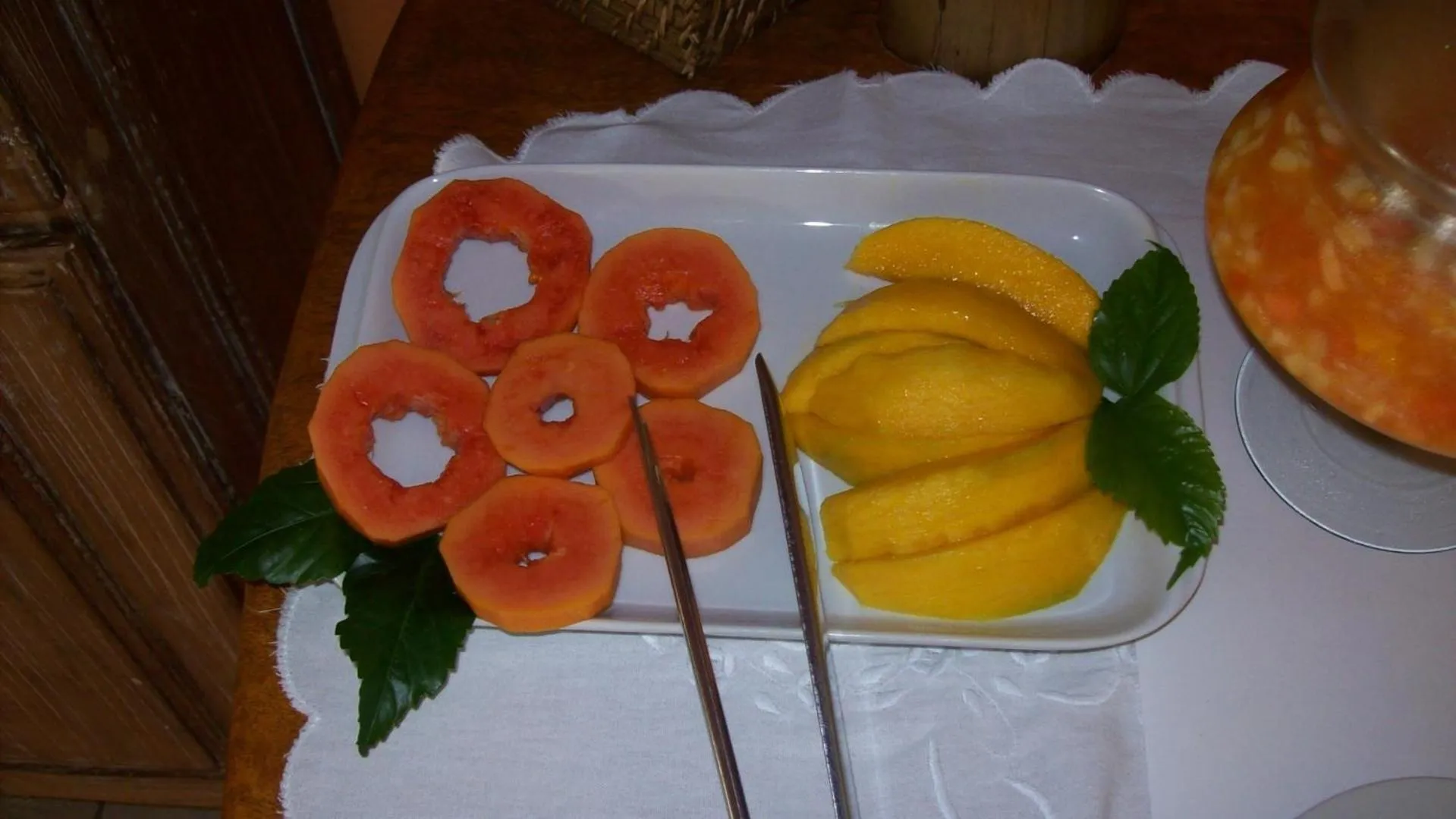 Buffet breakfast in Pousada Galeão Santa Anna