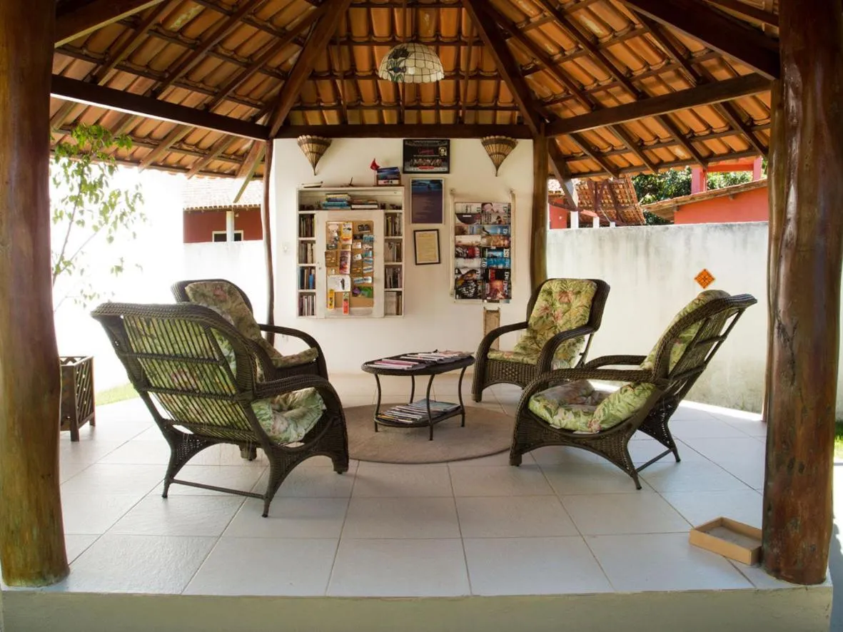 Library in Pousada Galeão Santa Anna