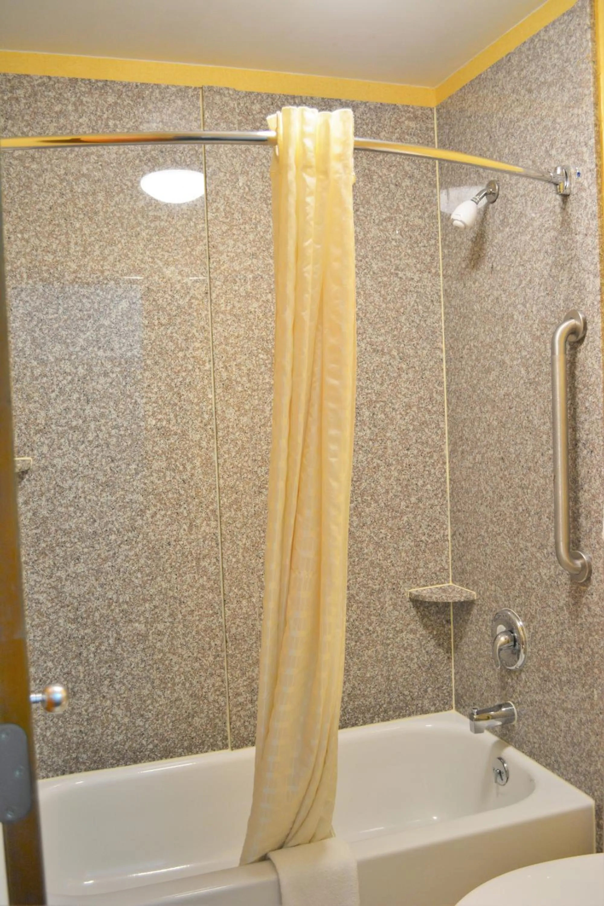 Shower in Deluxe Inn - Fayetteville I-95