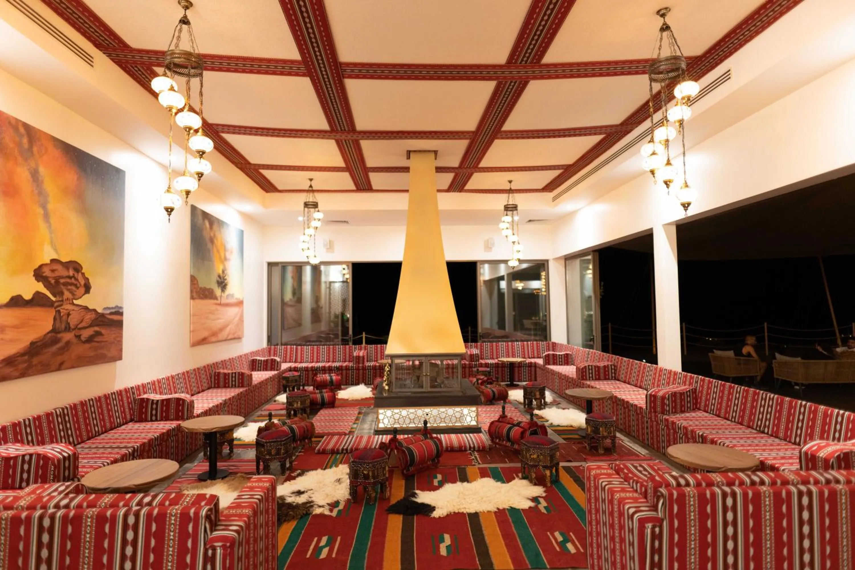 Communal lounge/ TV room in Valley Resort