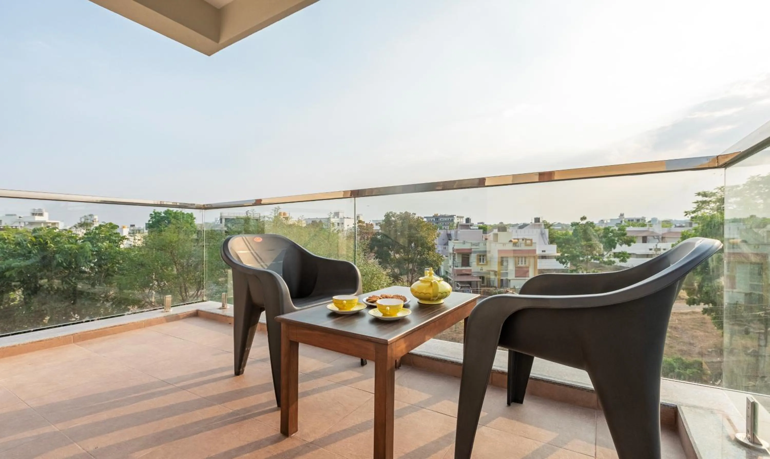 Balcony/Terrace in Treebo Samanvaya Retreat, Mysore