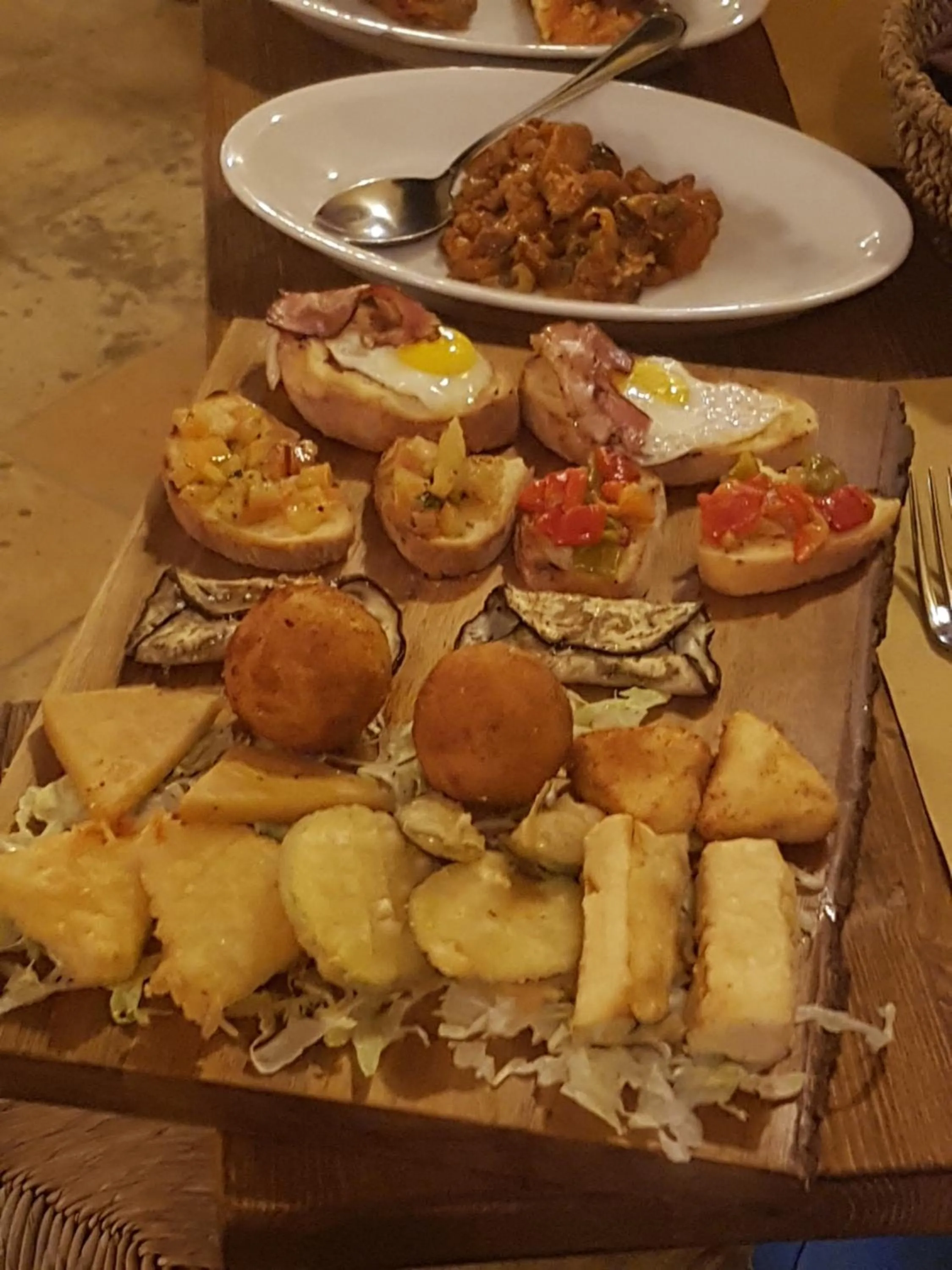 Food close-up in Agriturismo Passo dei Briganti