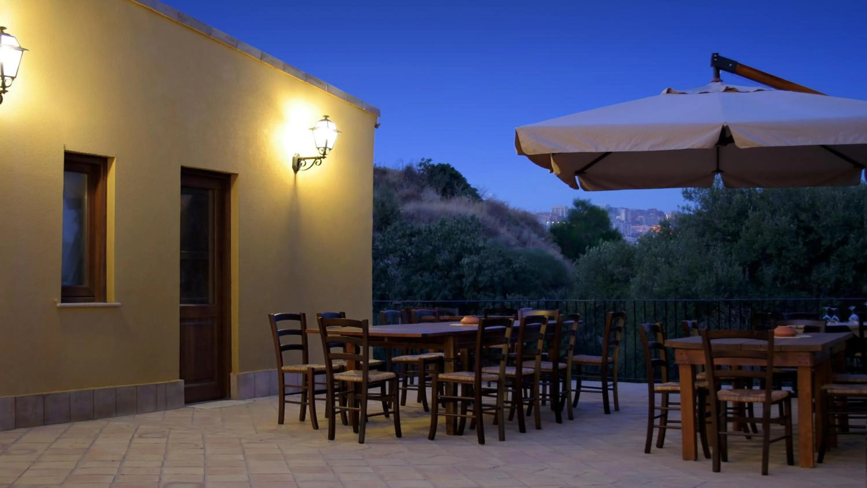 Patio in Agriturismo Passo dei Briganti