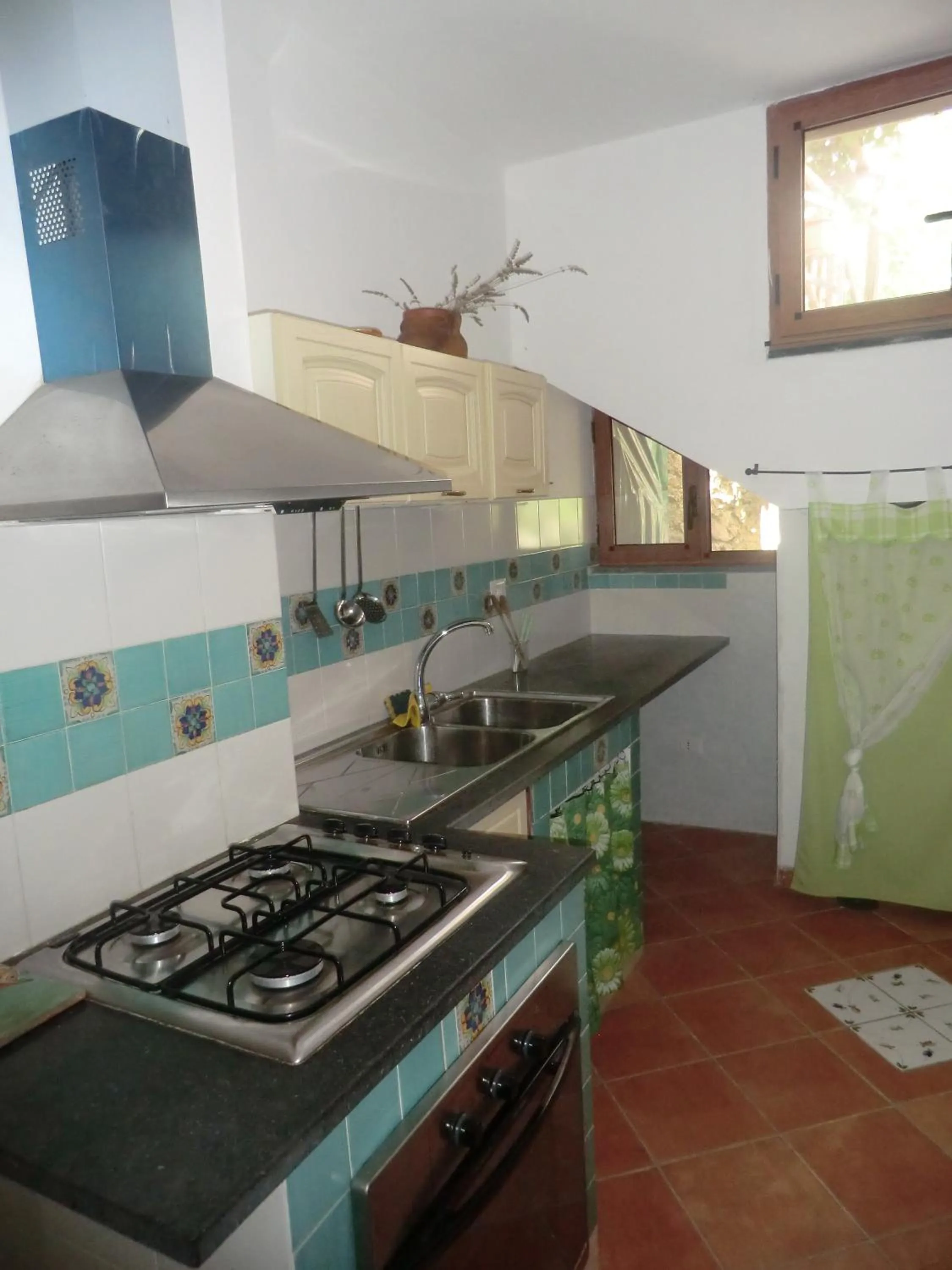 Kitchen or kitchenette in Agriturismo Mare e Monti