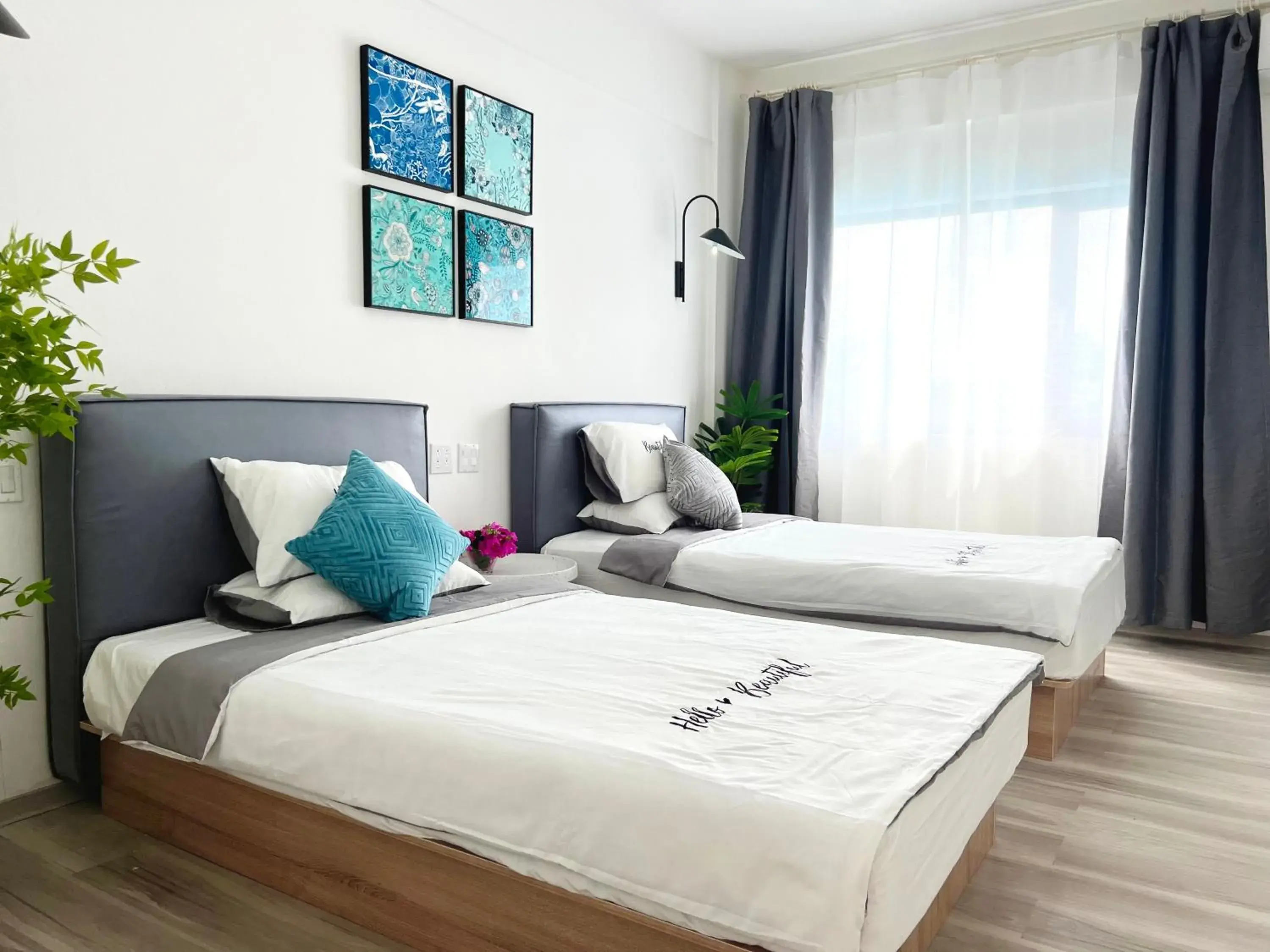 Bed in Seabreaze Garden Bed in Seabreaze Garden