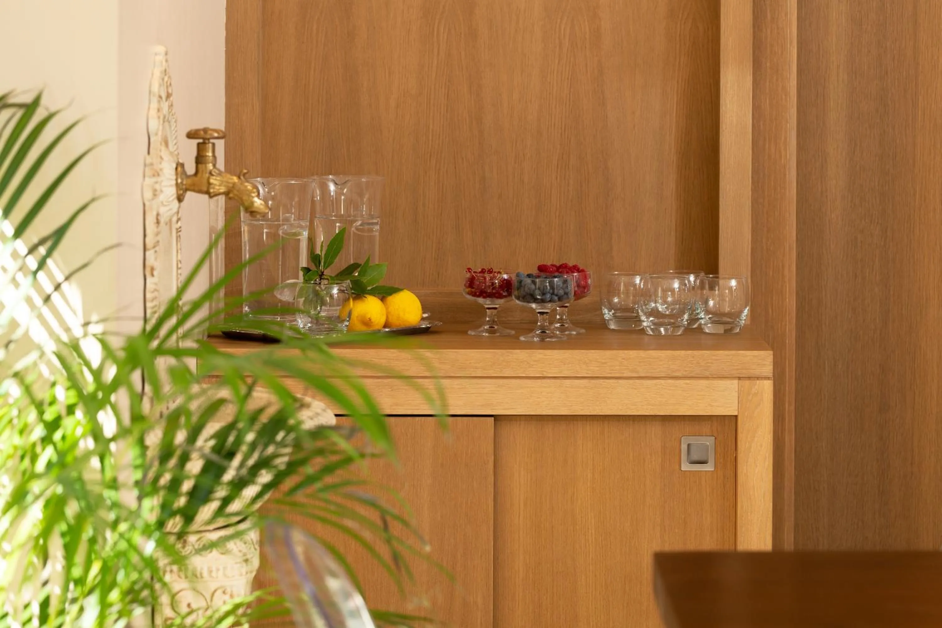 Decorative detail in La Castellana Loft Hotel