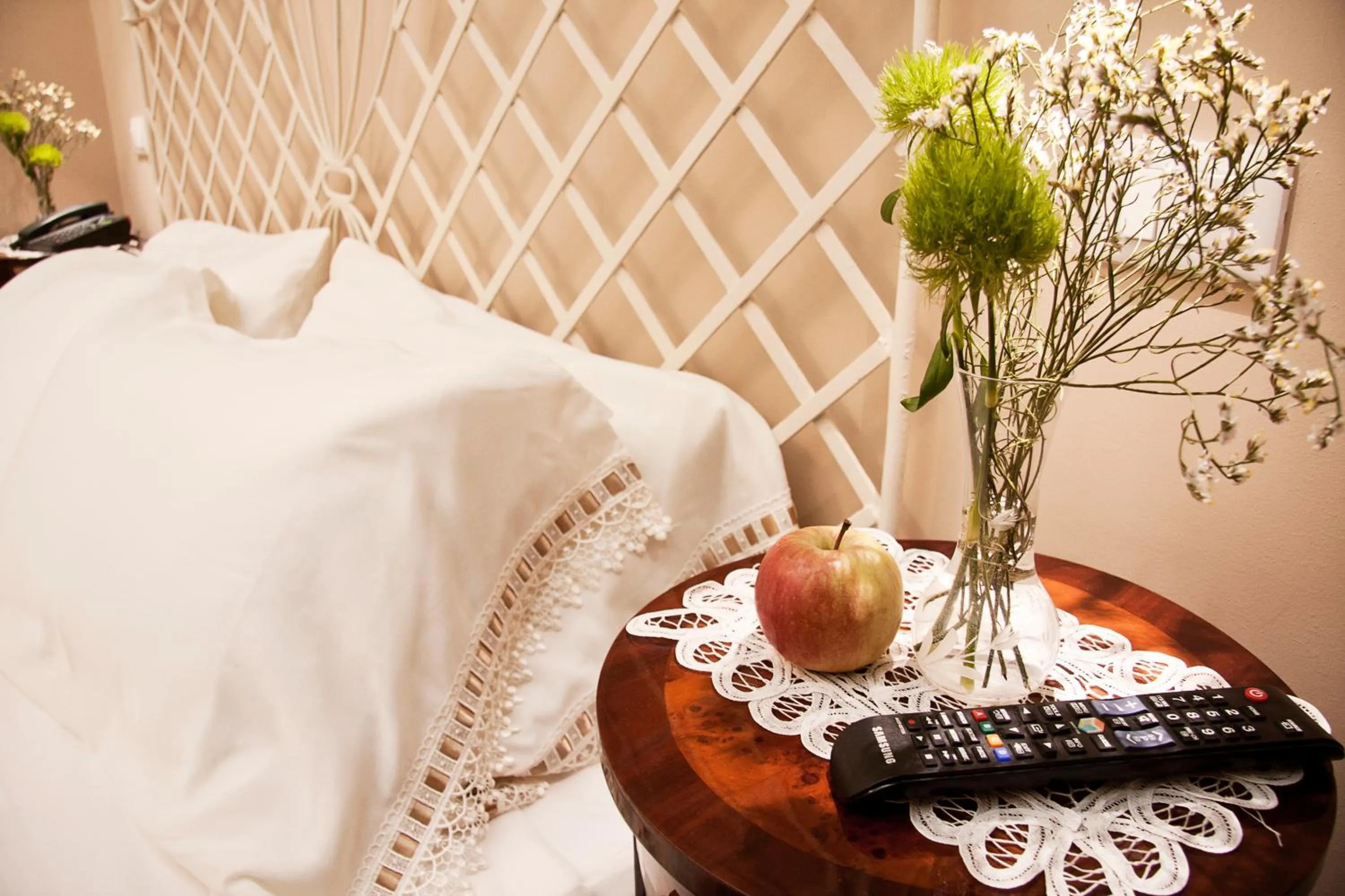 Decorative detail, Bed in La Castellana Loft Hotel