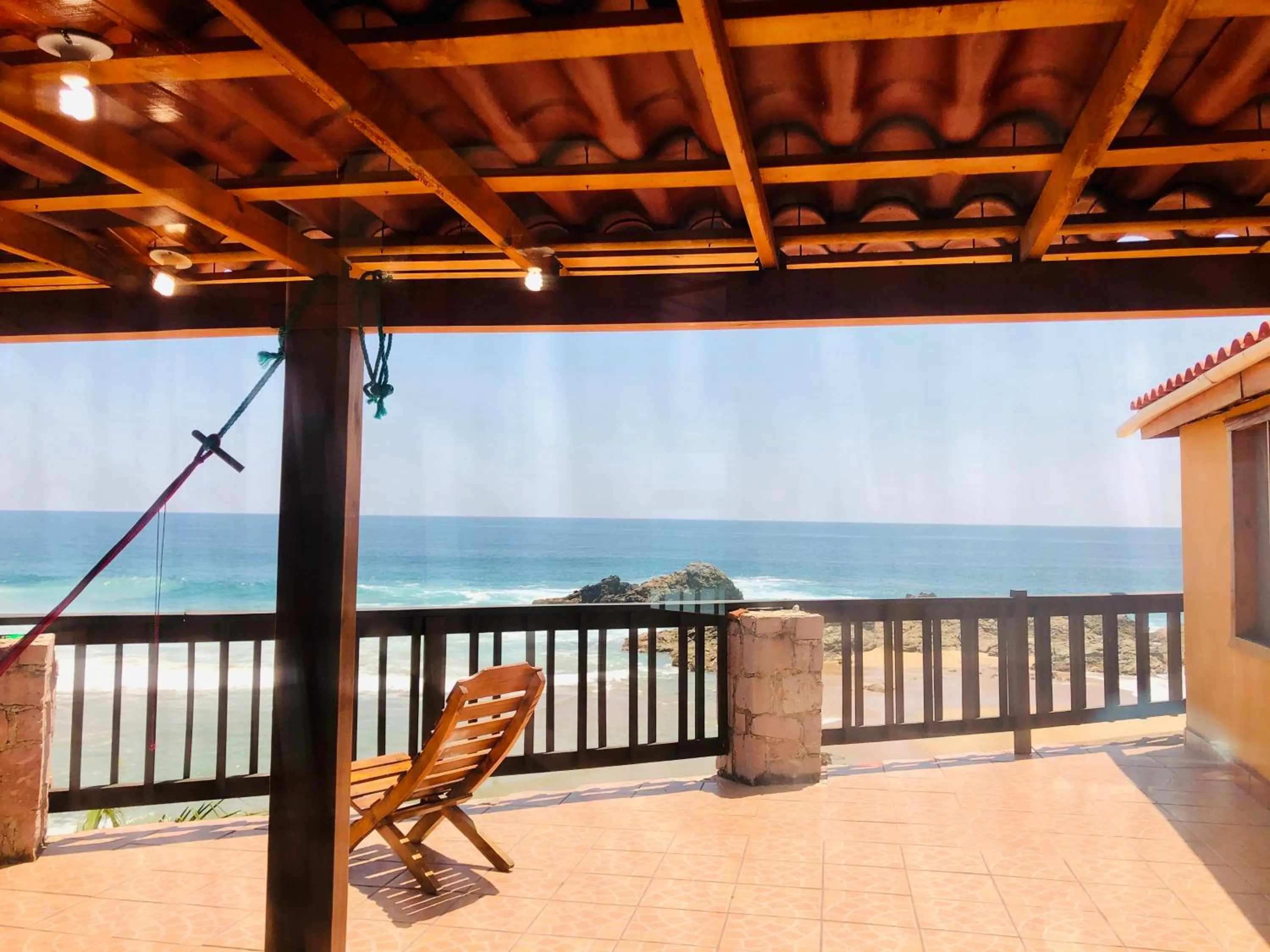 Balcony/Terrace in Hotel Paraíso del Pescador by Rotamundos