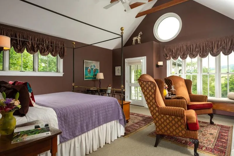 Bed in Ashby Inn & Restaurant