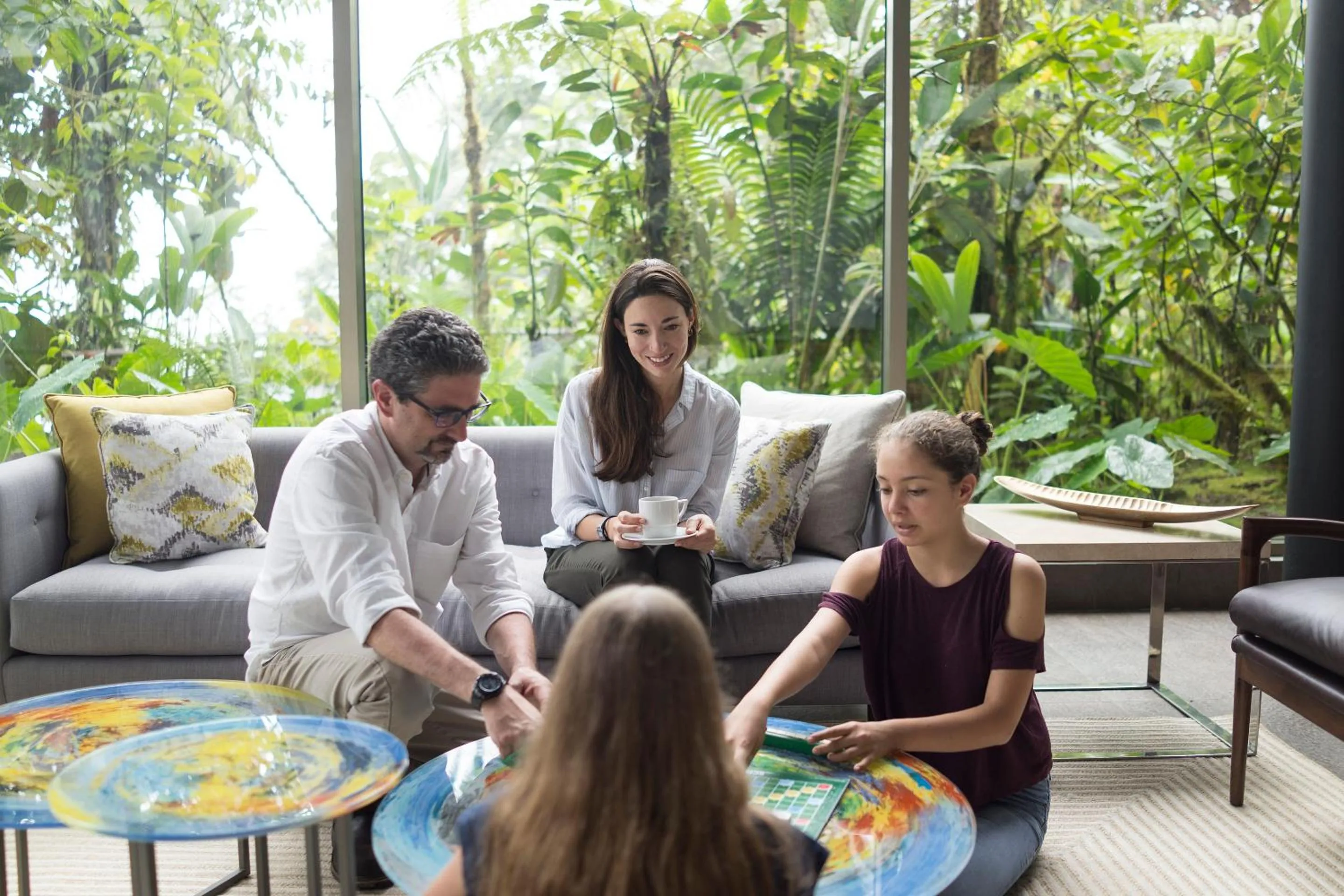 Family in Mashpi Lodge