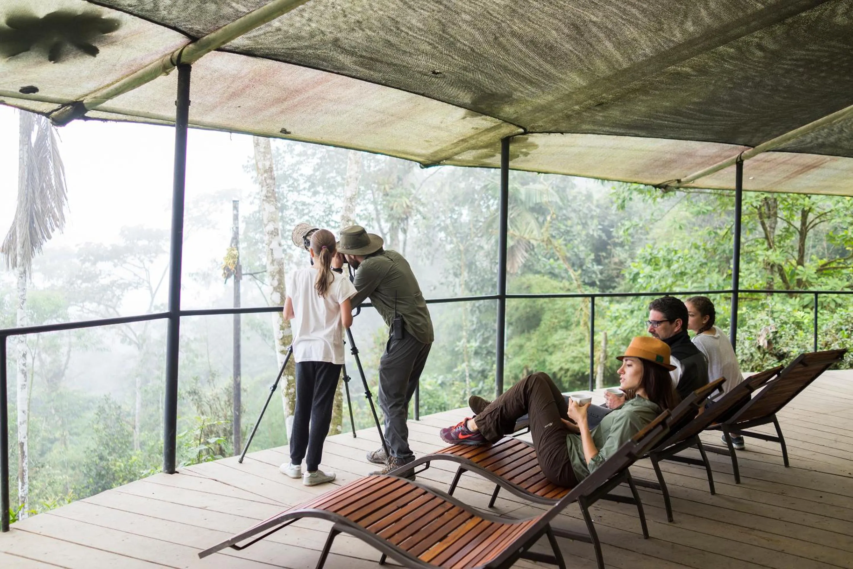 Natural landscape in Mashpi Lodge