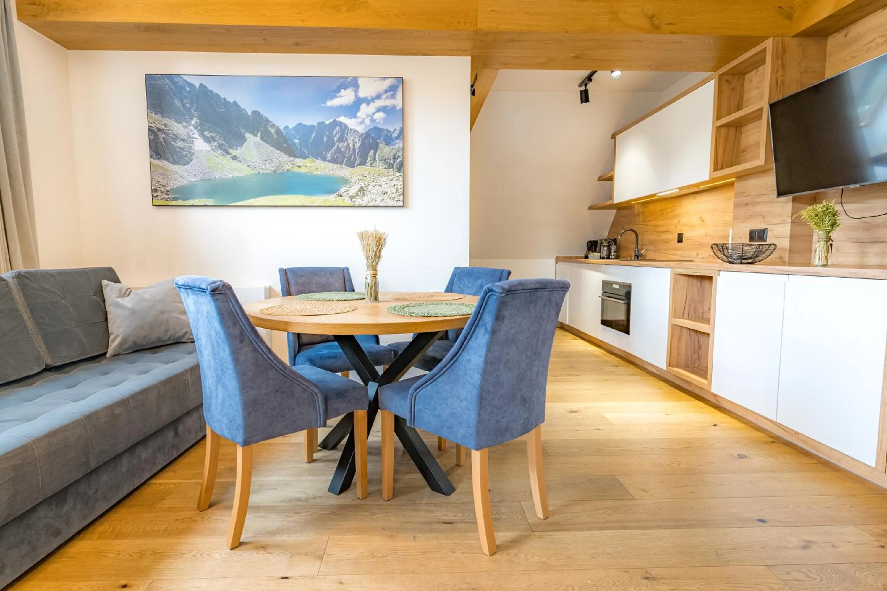 Kitchen or kitchenette in Residences Tatra Resort & SPA