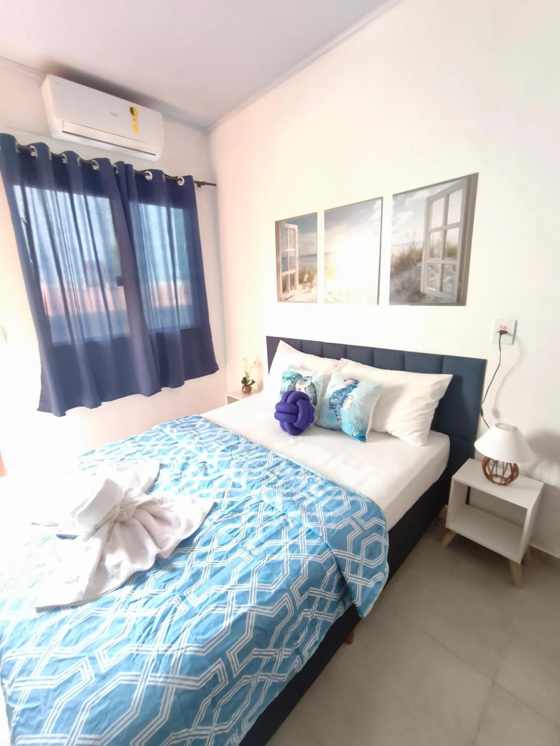 Bed in Pousada Villa Sambaqui