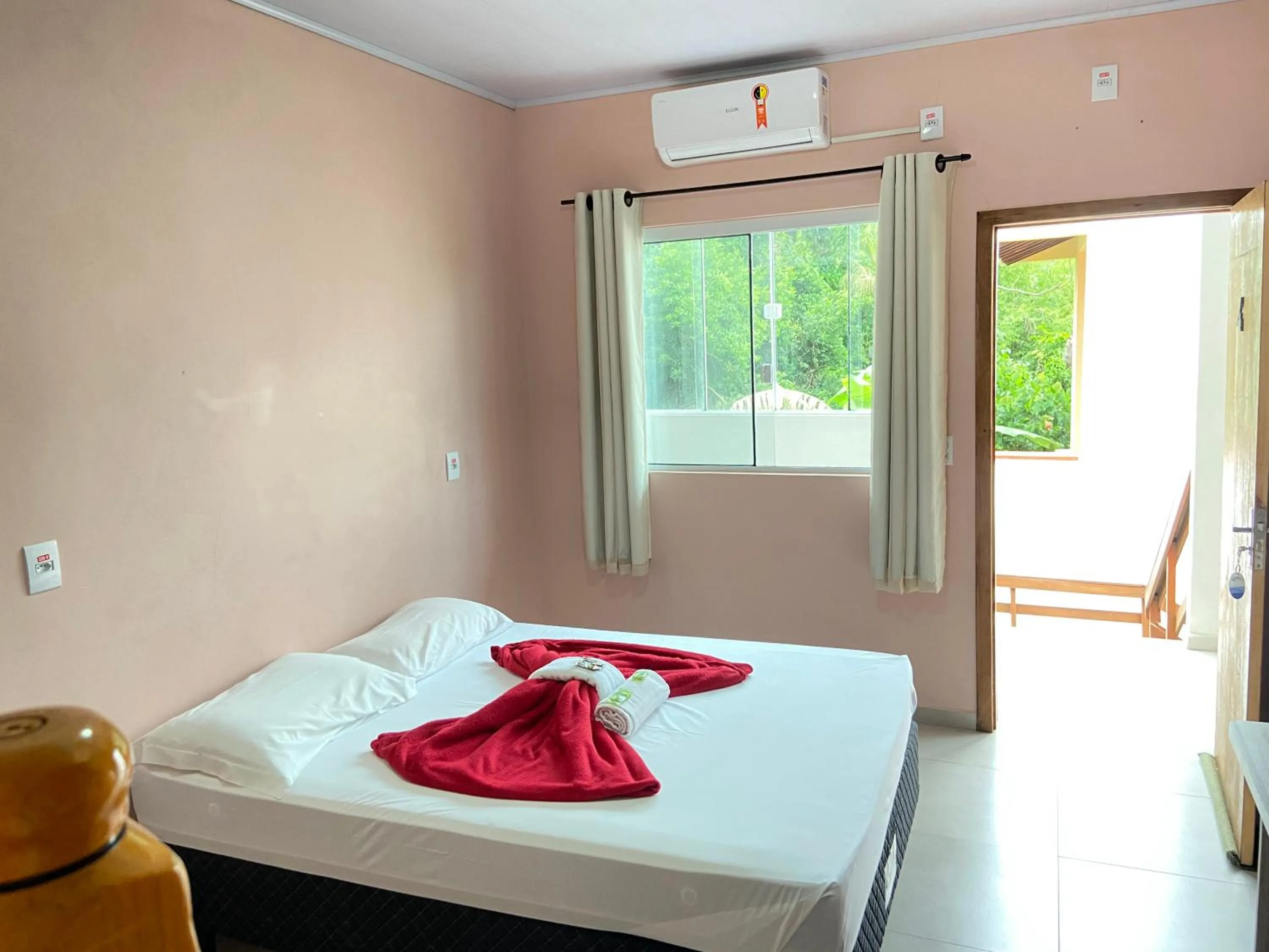 Bed in Pousada Villa Sambaqui