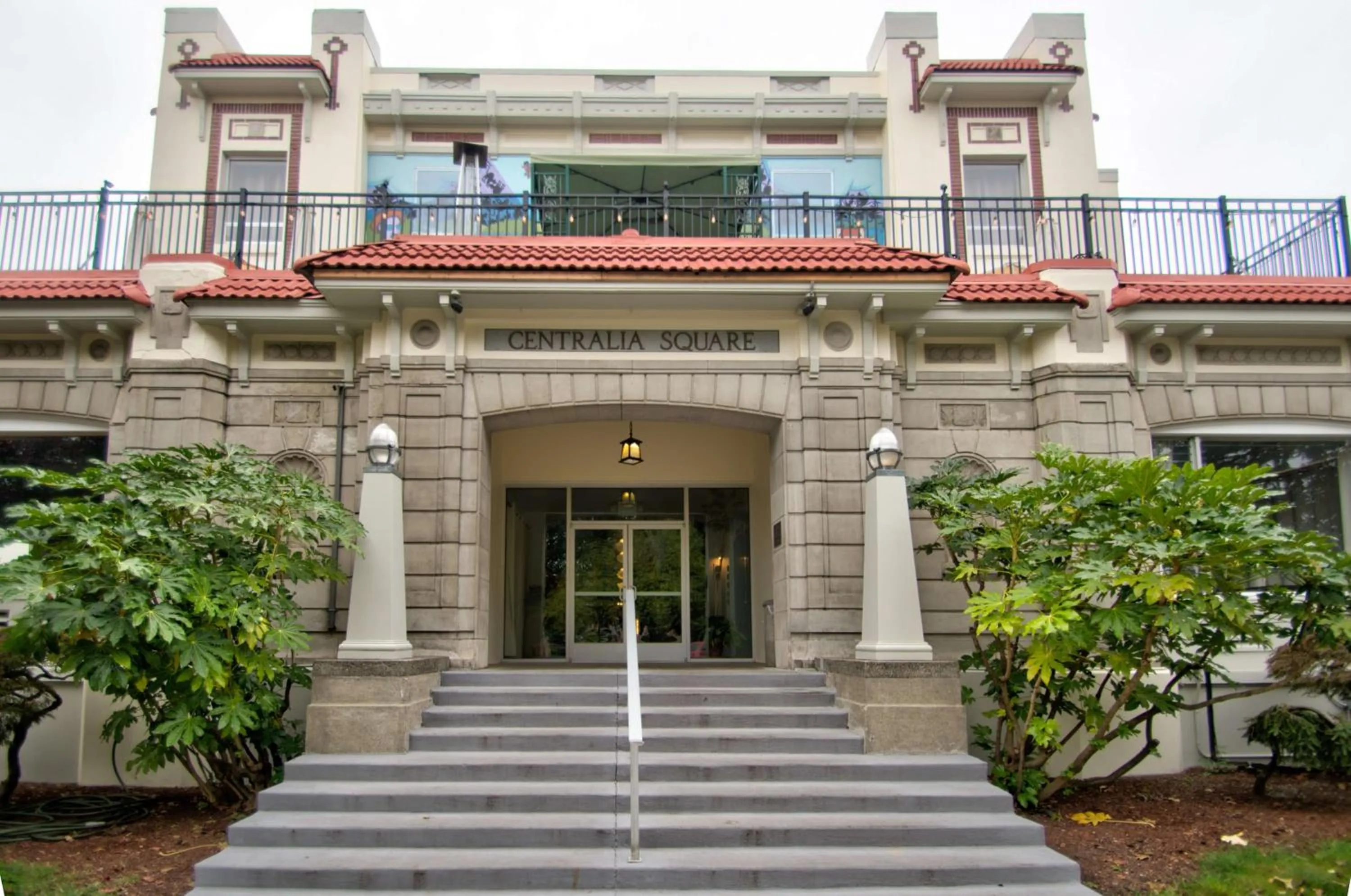 Property building in Centralia Square Grand Ballroom and Vintage Hotel