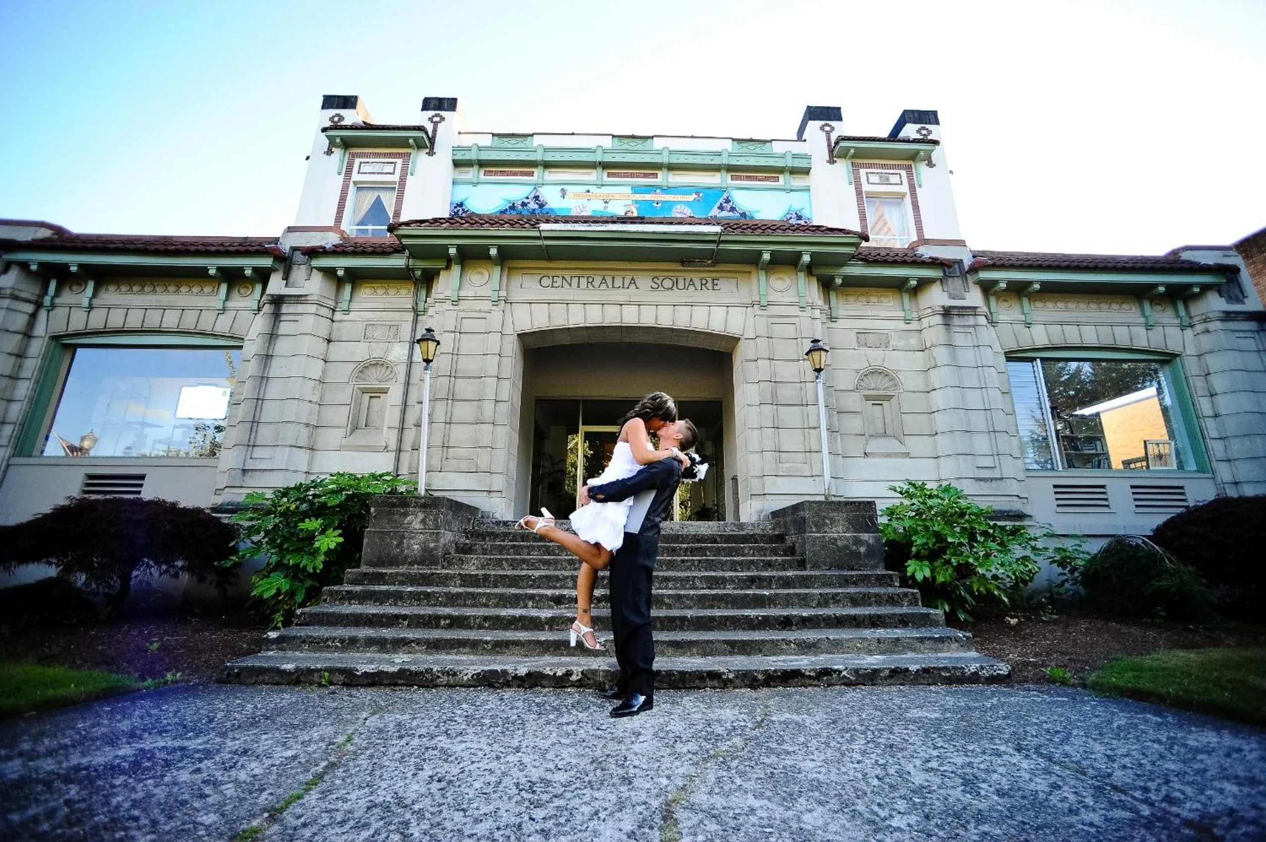 Facade/entrance in Centralia Square Grand Ballroom and Vintage Hotel