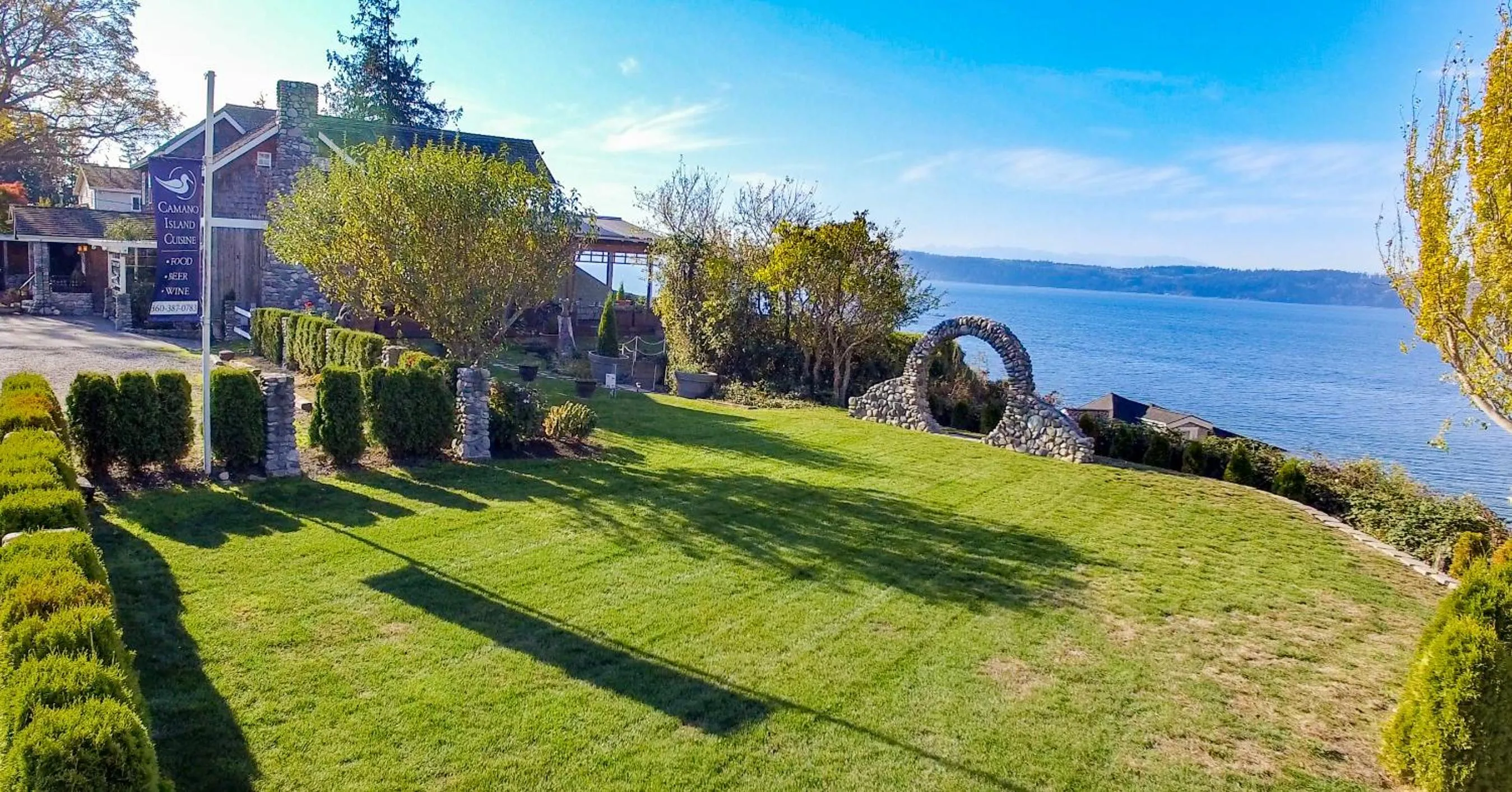 Garden in Camano Island Inn