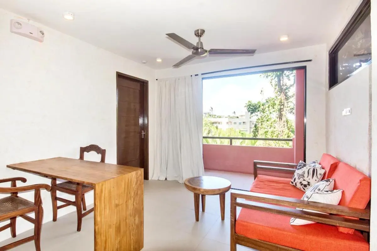 Living room in Biancas Garden Apartments Boracay