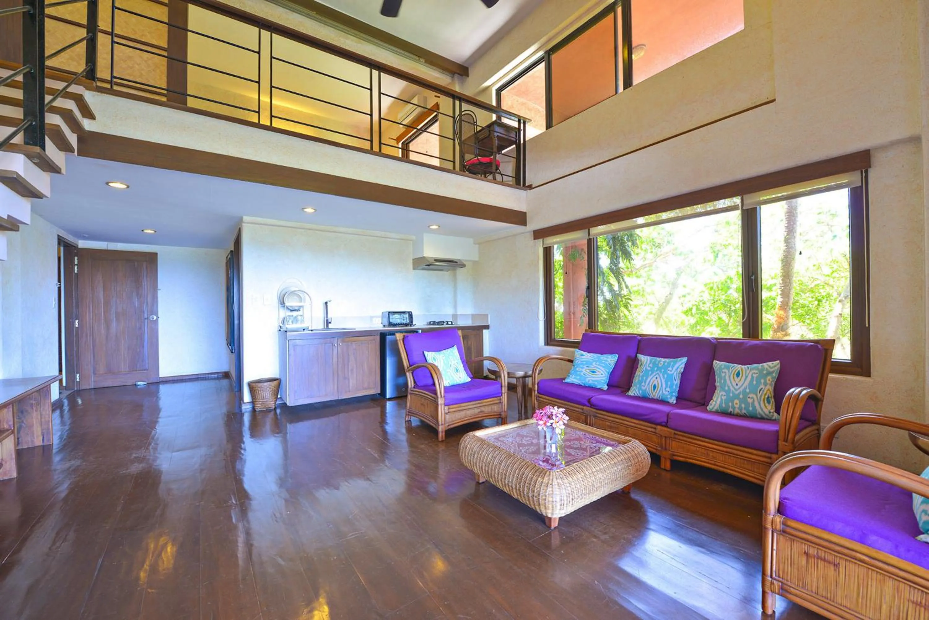 Kitchen or kitchenette in Biancas Garden Apartments Boracay