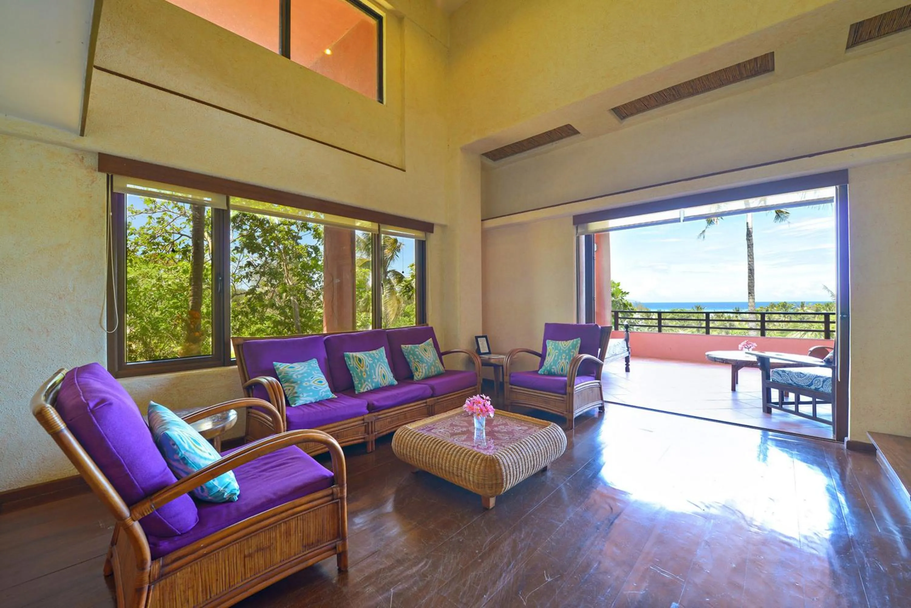 Living room in Biancas Garden Apartments Boracay