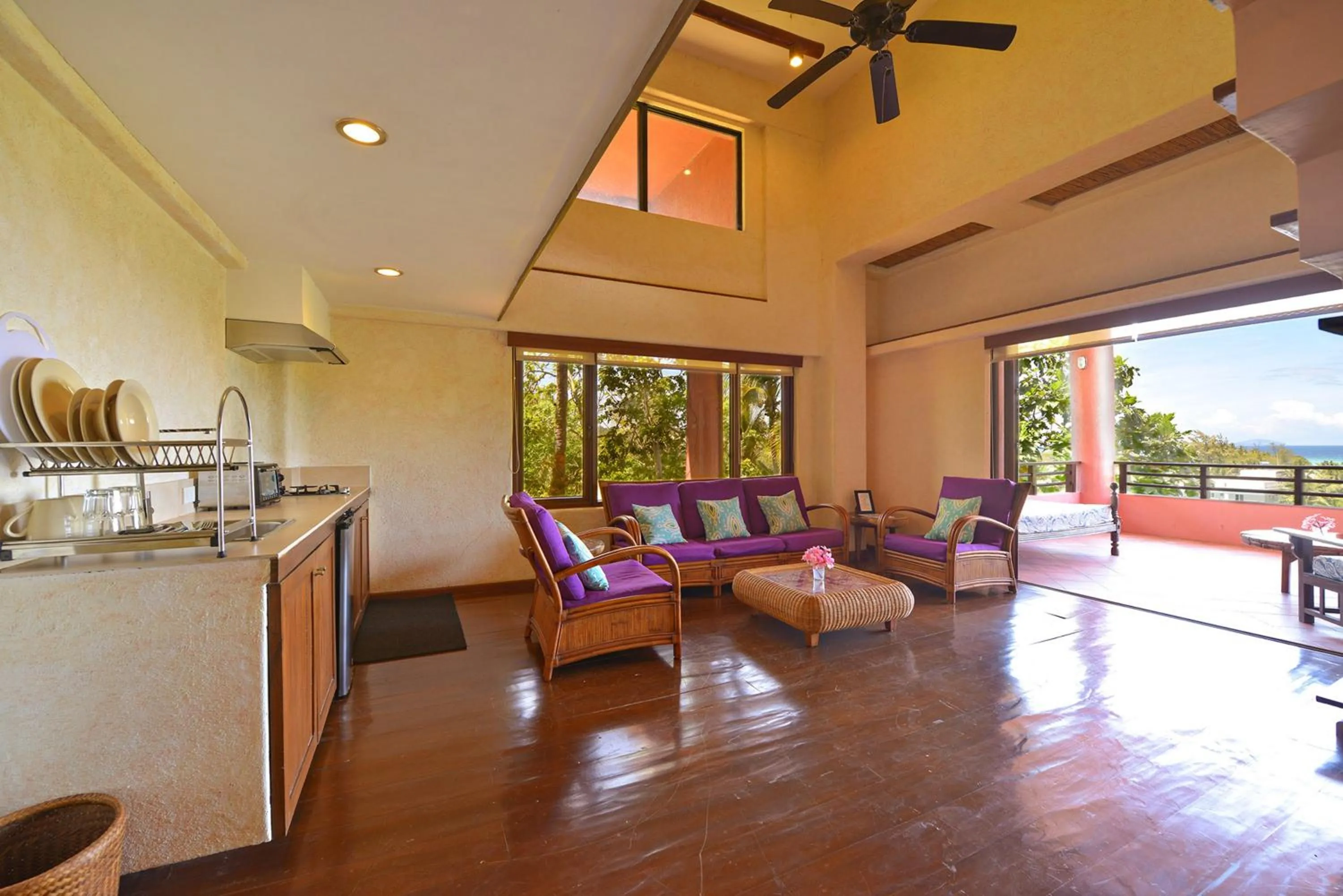 Balcony/Terrace in Biancas Garden Apartments Boracay