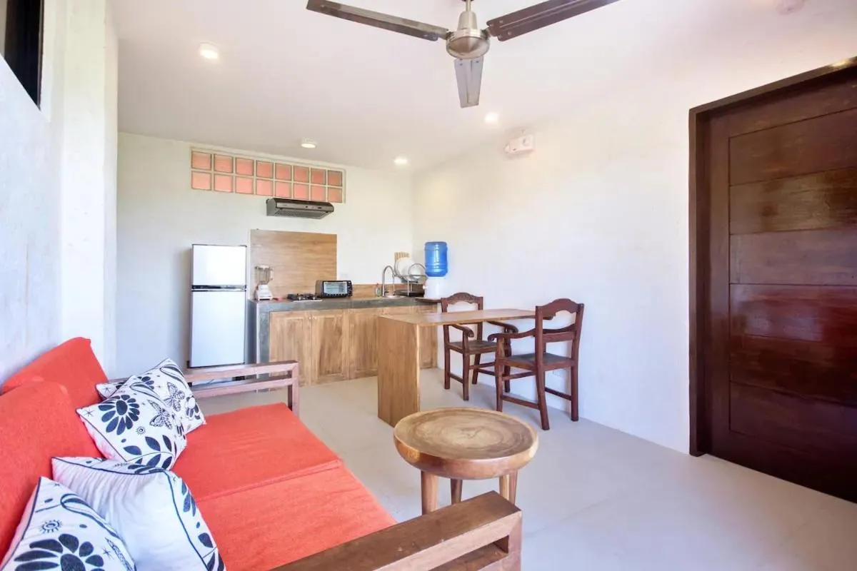 Living room in Biancas Garden Apartments Boracay
