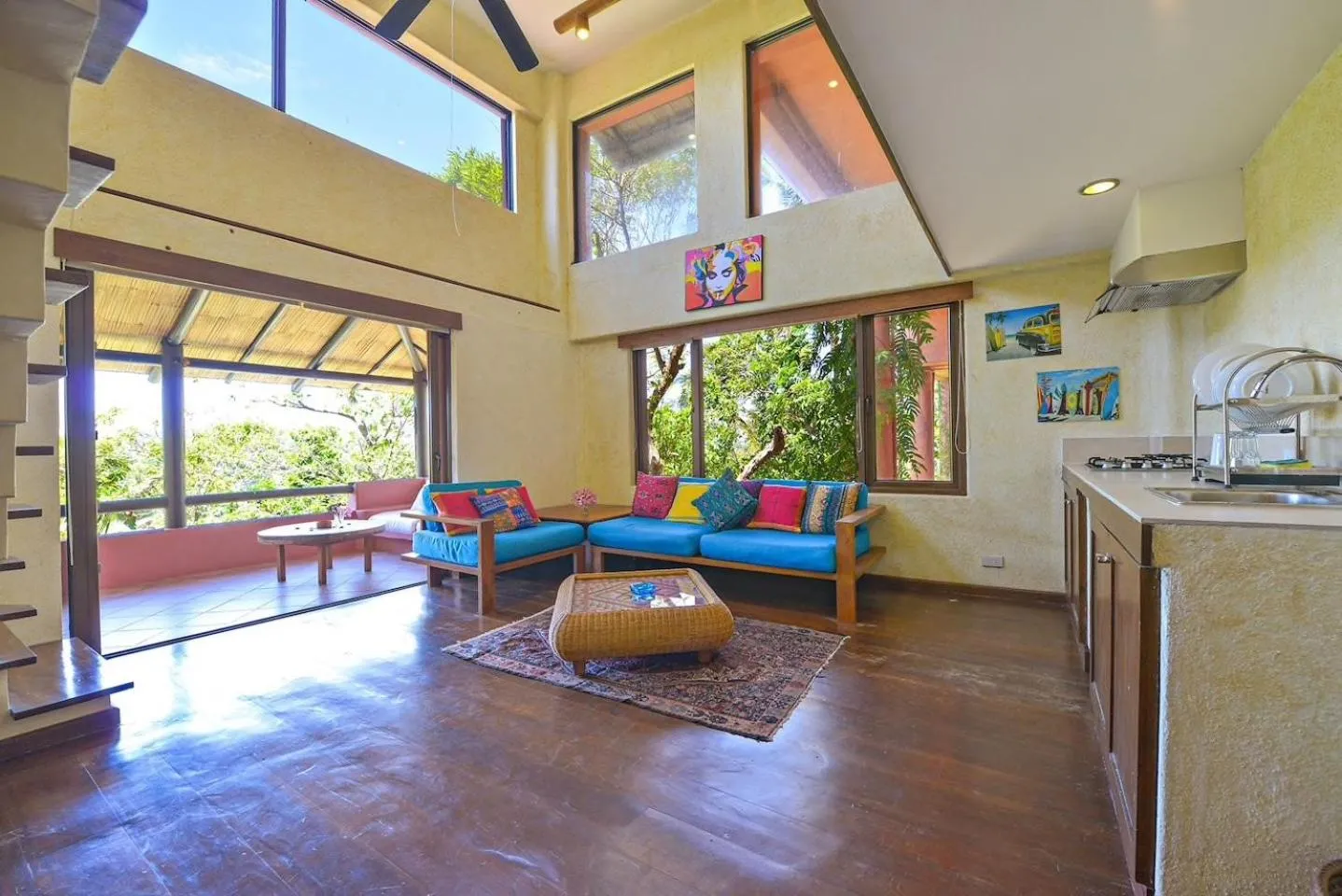 Living room in Biancas Garden Apartments Boracay