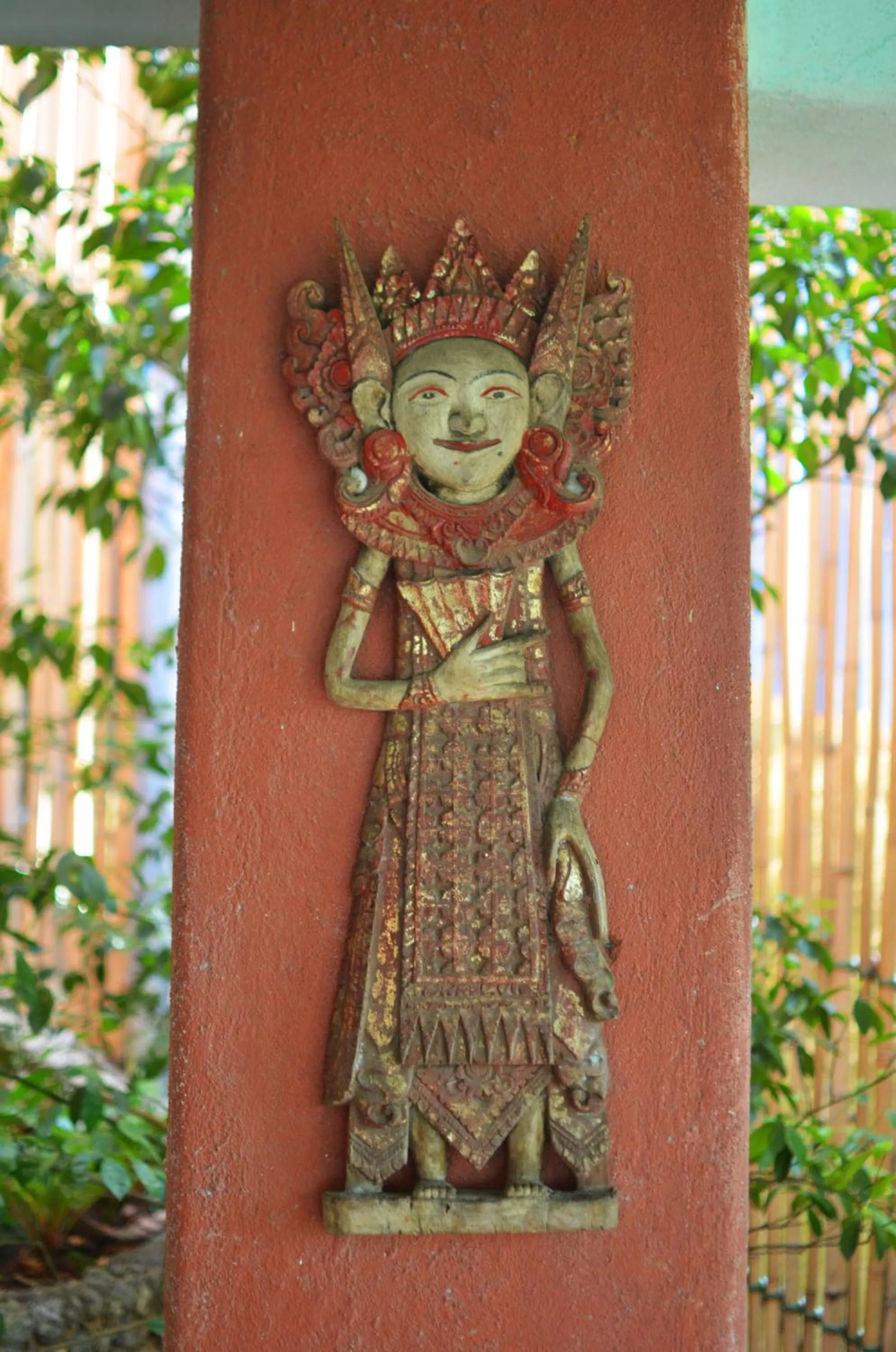Decorative detail in Biancas Garden Apartments Boracay