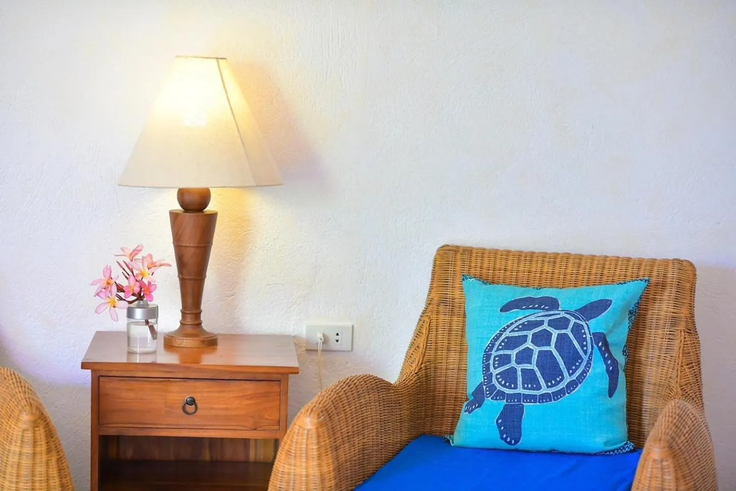 Living room in Biancas Garden Apartments Boracay