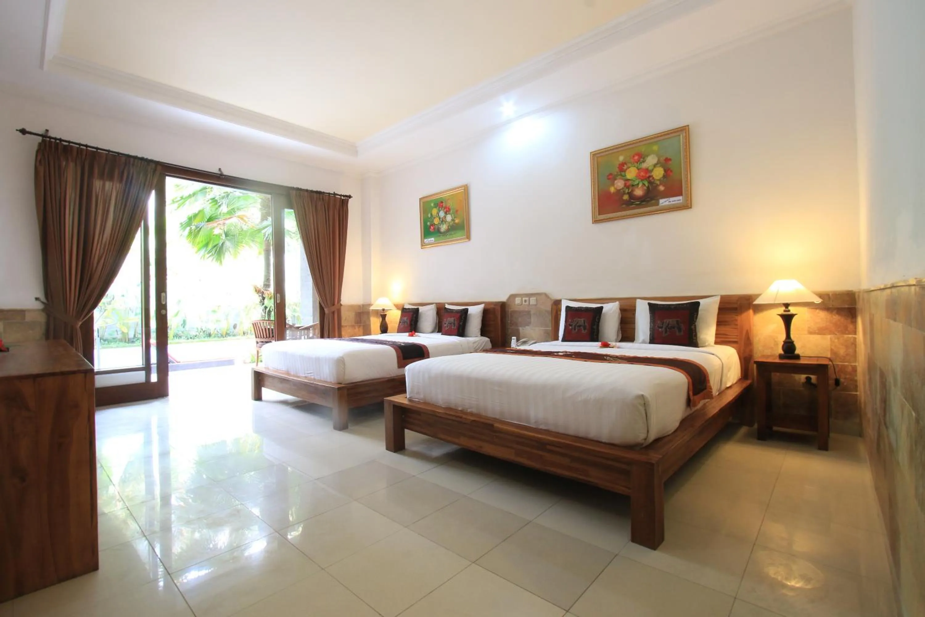 Balcony/Terrace, Bed in Alam Terrace Cottages
