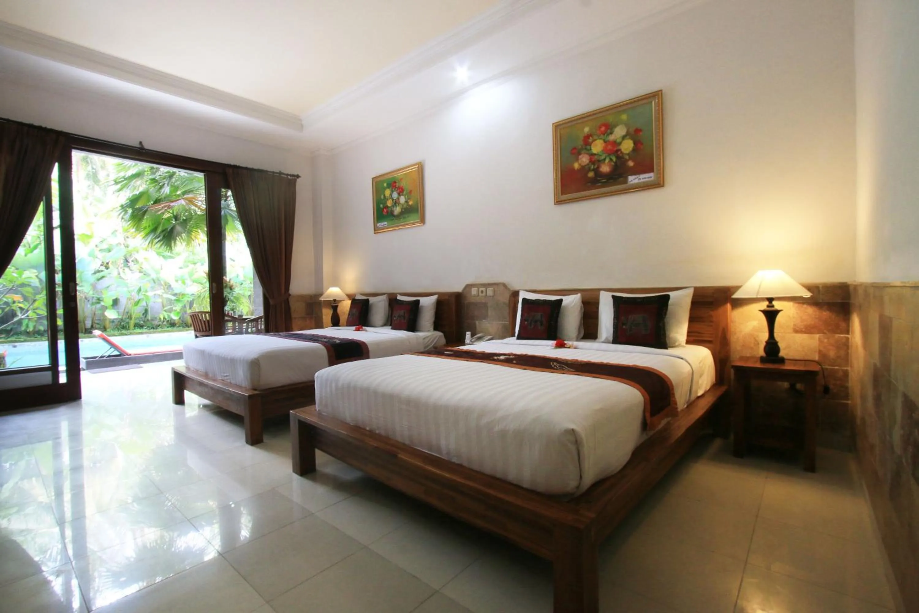 Balcony/Terrace, Bed in Alam Terrace Cottages