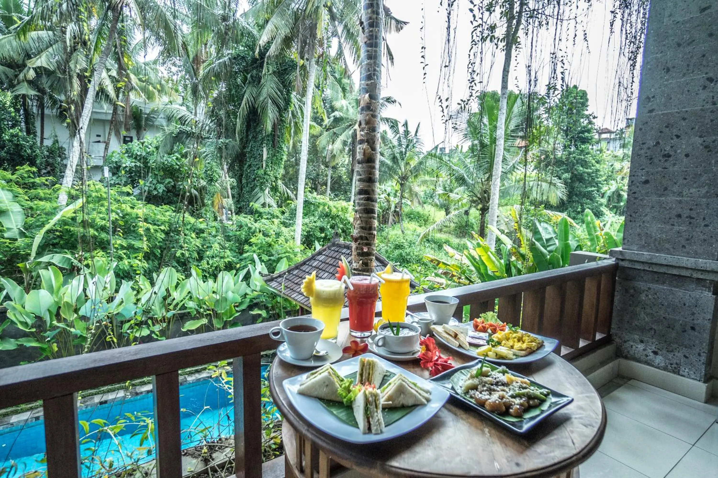 Balcony/Terrace in Alam Terrace Cottages