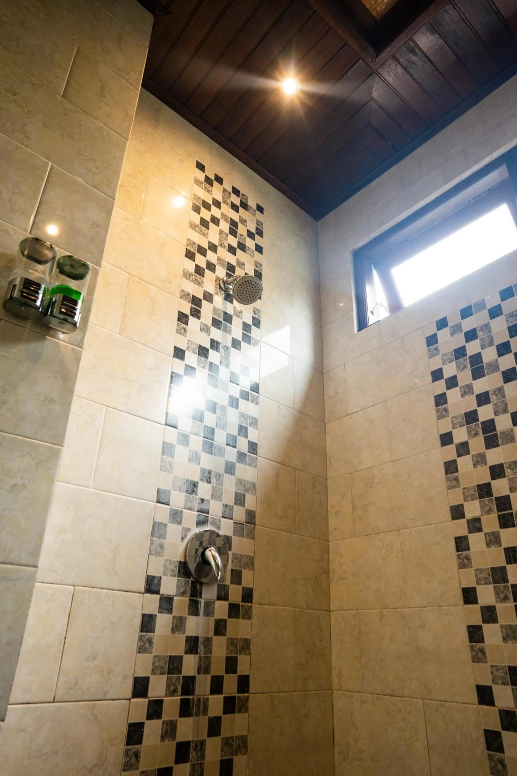 Shower in Alam Terrace Cottages