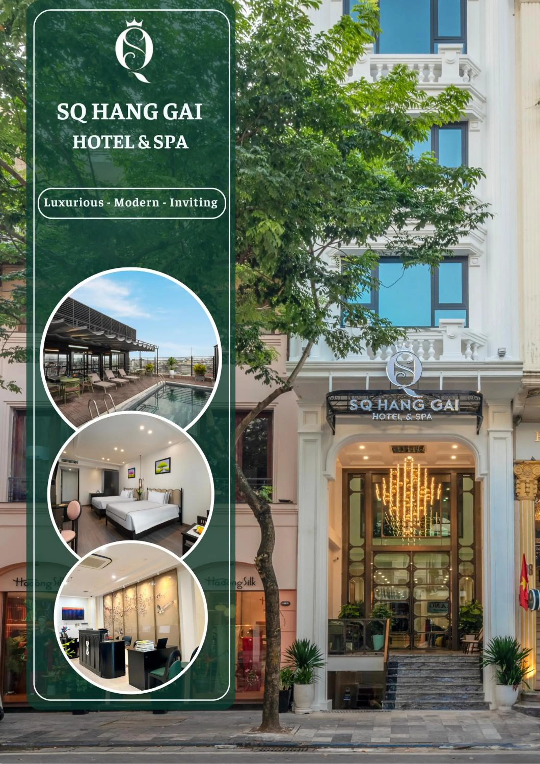 Property building in SQ Hang Gai Hotel & Spa