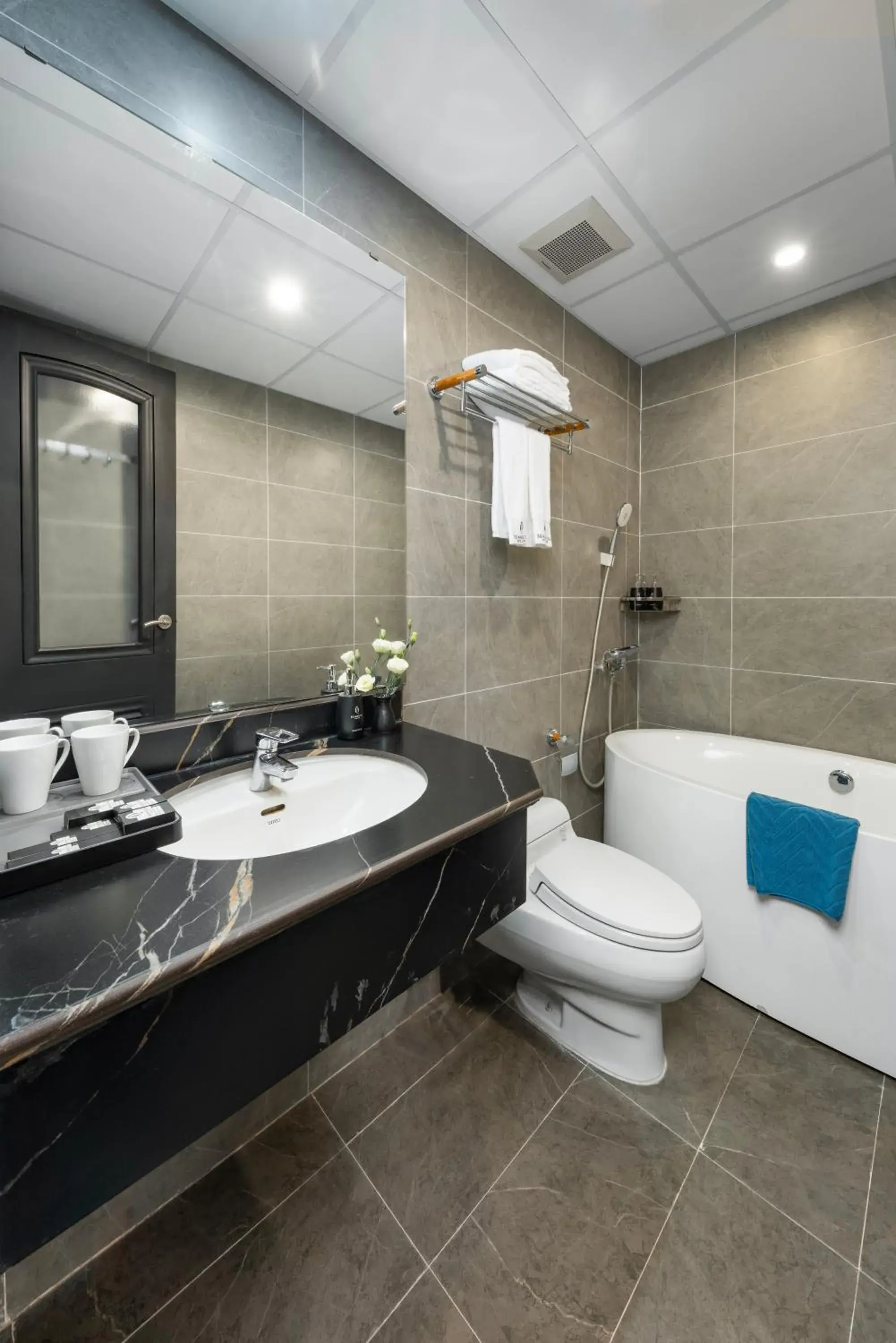 Bathroom in SQ Hang Gai Hotel & Spa Bathroom in SQ Hang Gai Hotel & Spa